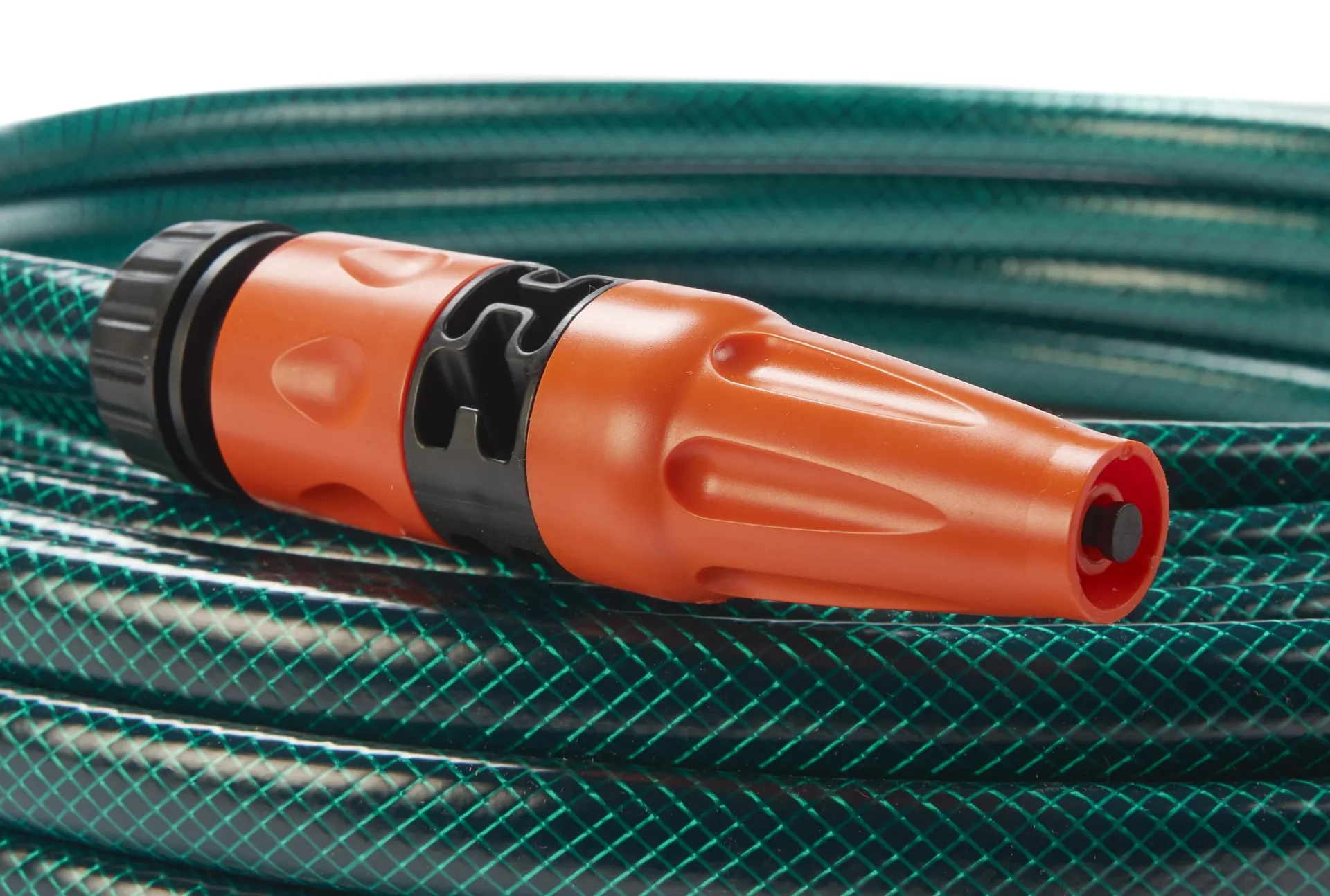 Set Akku-Regenfasspumpe, teleskopierbar, 12 Volt + Regentonnen-Netz 95 cm + Gartenschlauch-Set „Economic ½“, 20 Meter - 3