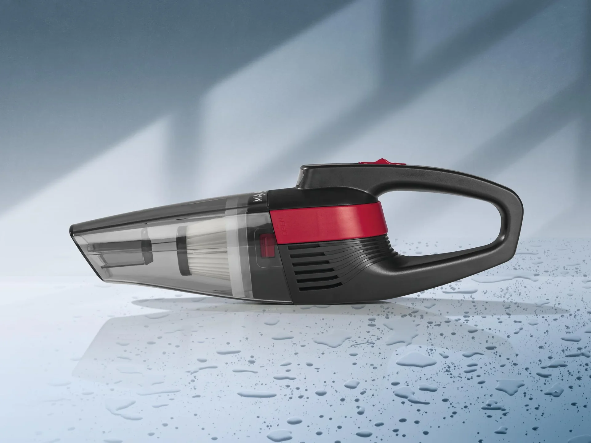 Akku-Handstaubsauger, Nass/ Trocken, Grau/ Rot, 7,4 Volt - 3