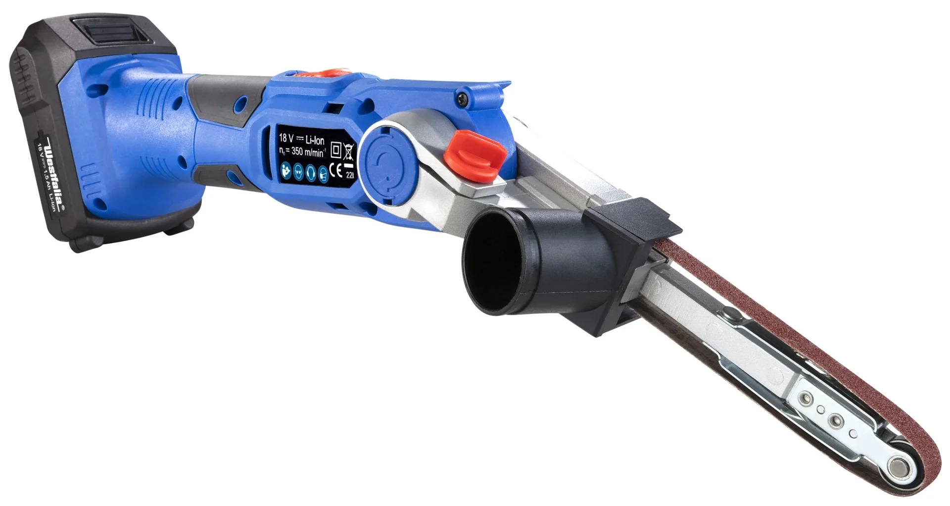 Akku Bandfeile 18V WABF18 - mit Akku und Ladegerät - - 1