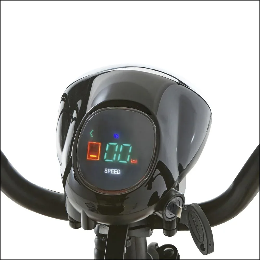 4-Rad E-Mobil Assisi 2.0 6 km/h Safety: 36V/10Ah Li-Ionen mit Gepäck-Tasche/-Korb, Blinker, faltbar, blau - 2