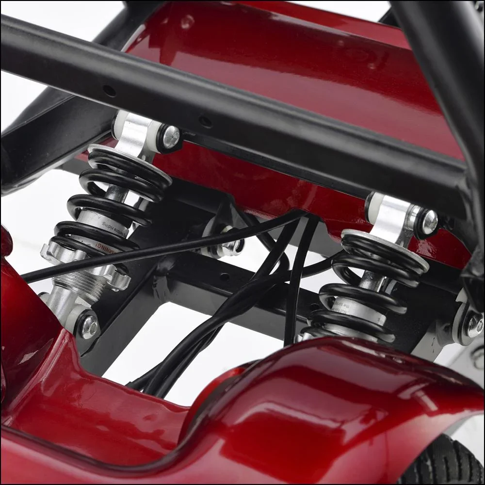 4-Rad E-Mobil Assisi 2.0 6 km/h Safety: 36V/10Ah Li-Ionen mit Gepäck-Tasche/-Korb, Blinker, faltbar, blau - 8