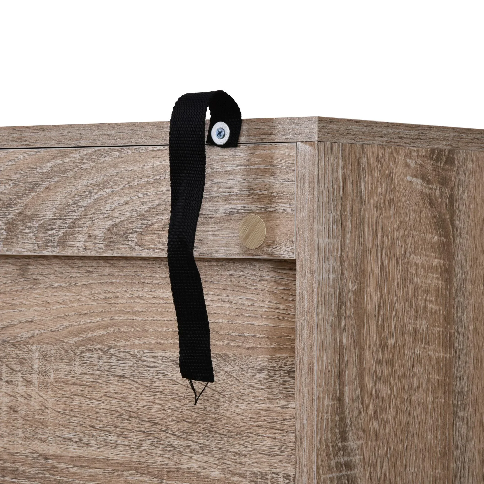 Schrank mit 4 offenen Fächern, 2 Schubladen und 1 Türschrank - 4