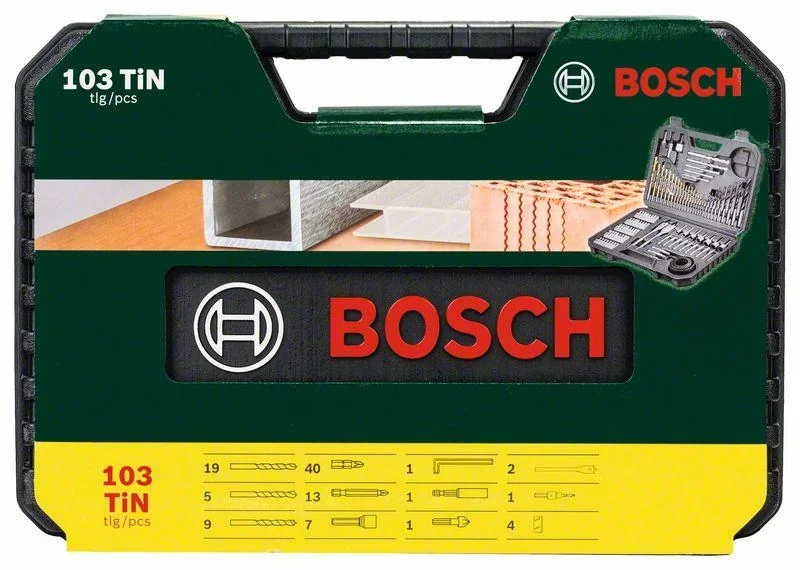 Titanium-Bohrer-Set, V-Line, 103-teilig - 1