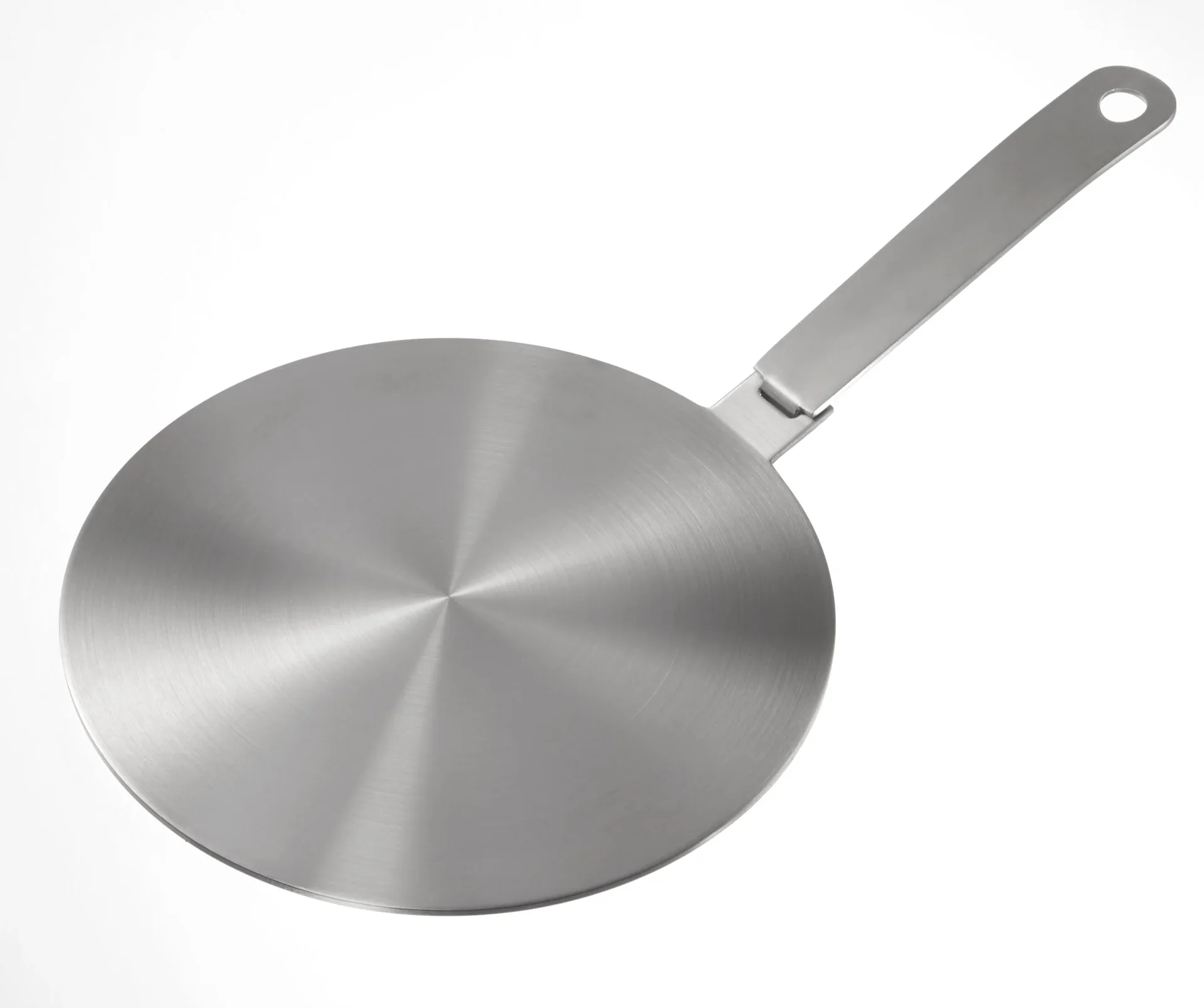 Induktion Adapterplatte Ø 24 cm Edelstahl mit abnehmbarem Griff - 0
