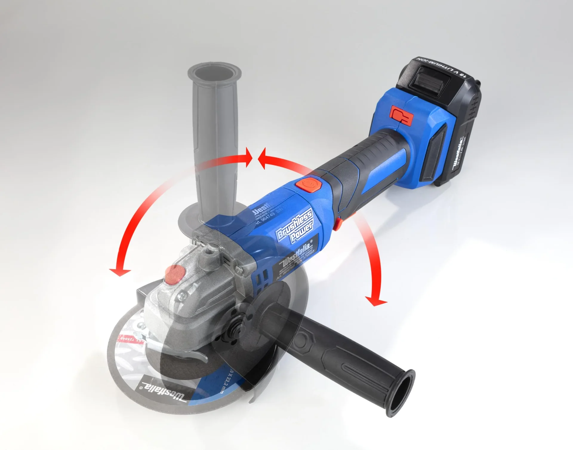18V Winkelschleifer BL 125 mm WWSBL 125 - 3