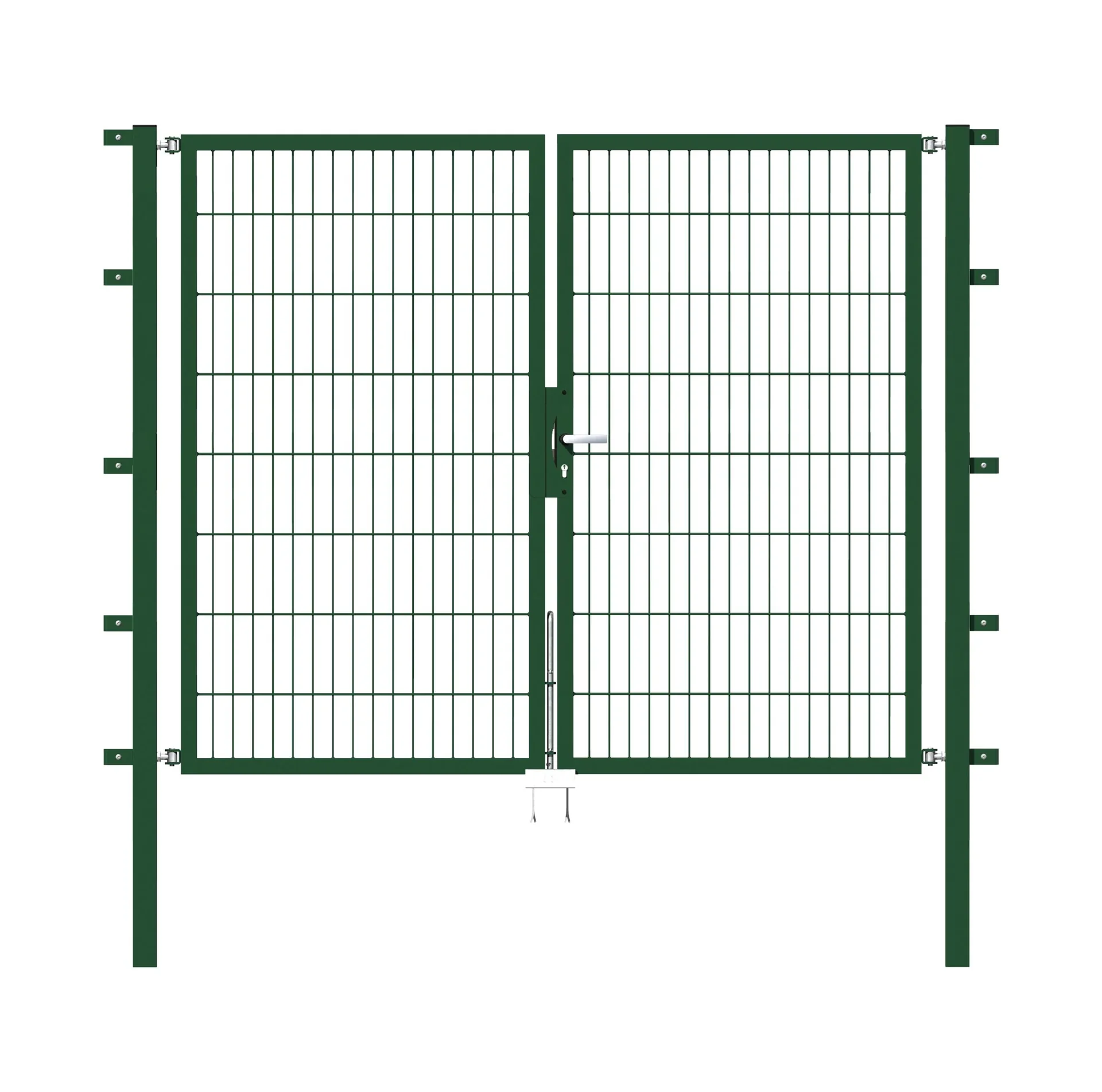 Doppeltor Flexo mit Zubehör, grün, Breite 200 cm, Höhe 160 cm, PF: 60x60 cm - 1