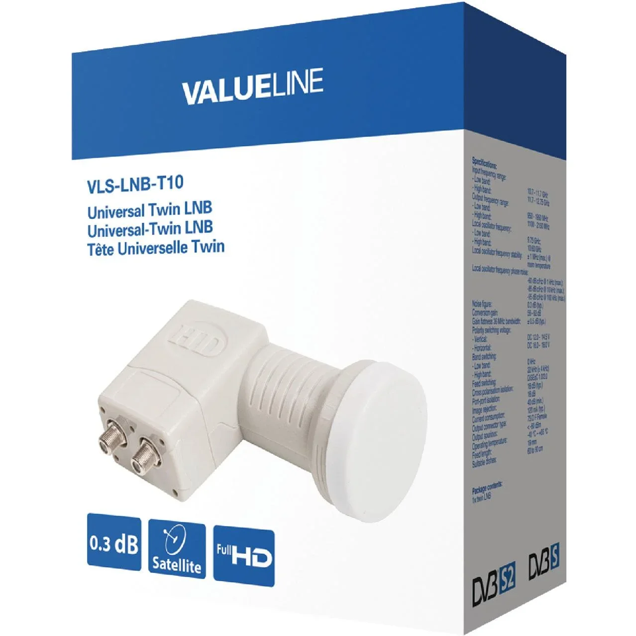 Universal-LNB Twin 0.3 dB - 0