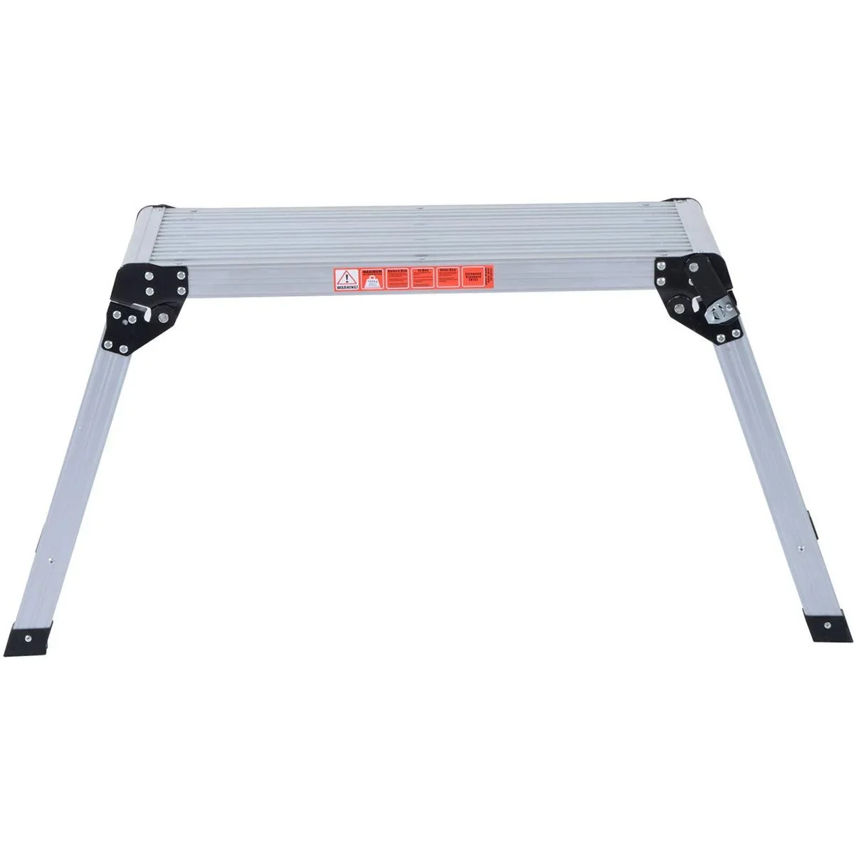 Arbeitsplattform mit integrierter Klappsperre silber - 7