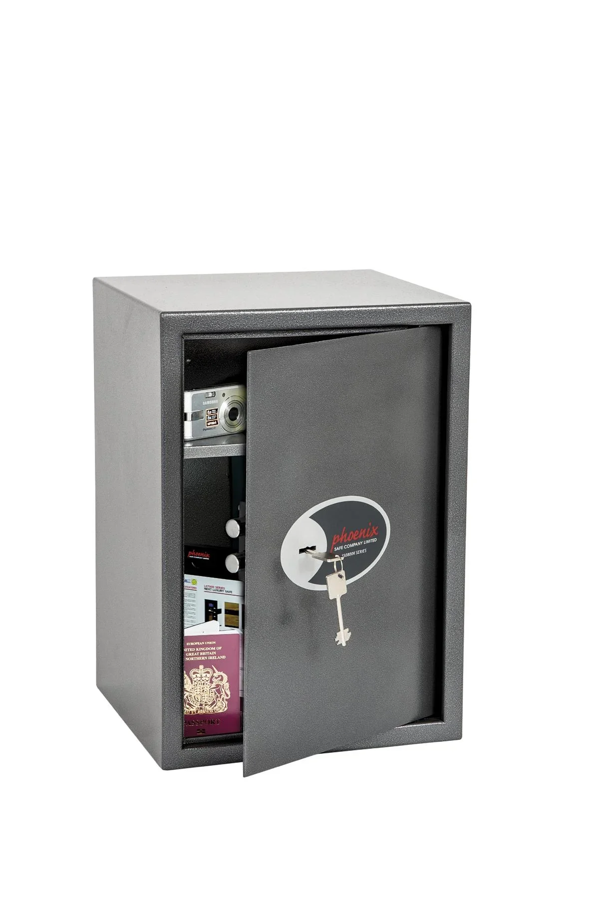 Tresor Vela Home & Office mit Schlüsselschloss Außenmaße 500 x 350 x 310 mm - 3