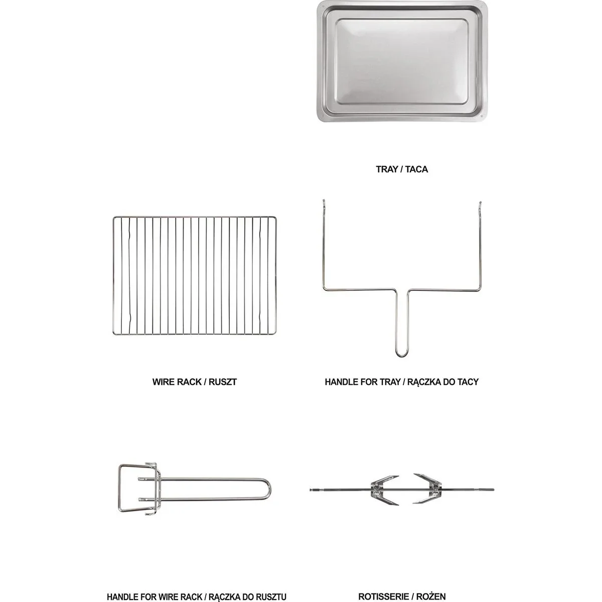 Elektro-Minibackofen - freistehend - 1600W - 230 °C - Heißluft - 3
