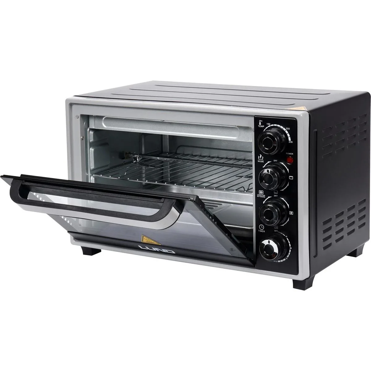 Elektro-Minibackofen - freistehend - 1600W - 230 °C - Heißluft - 5