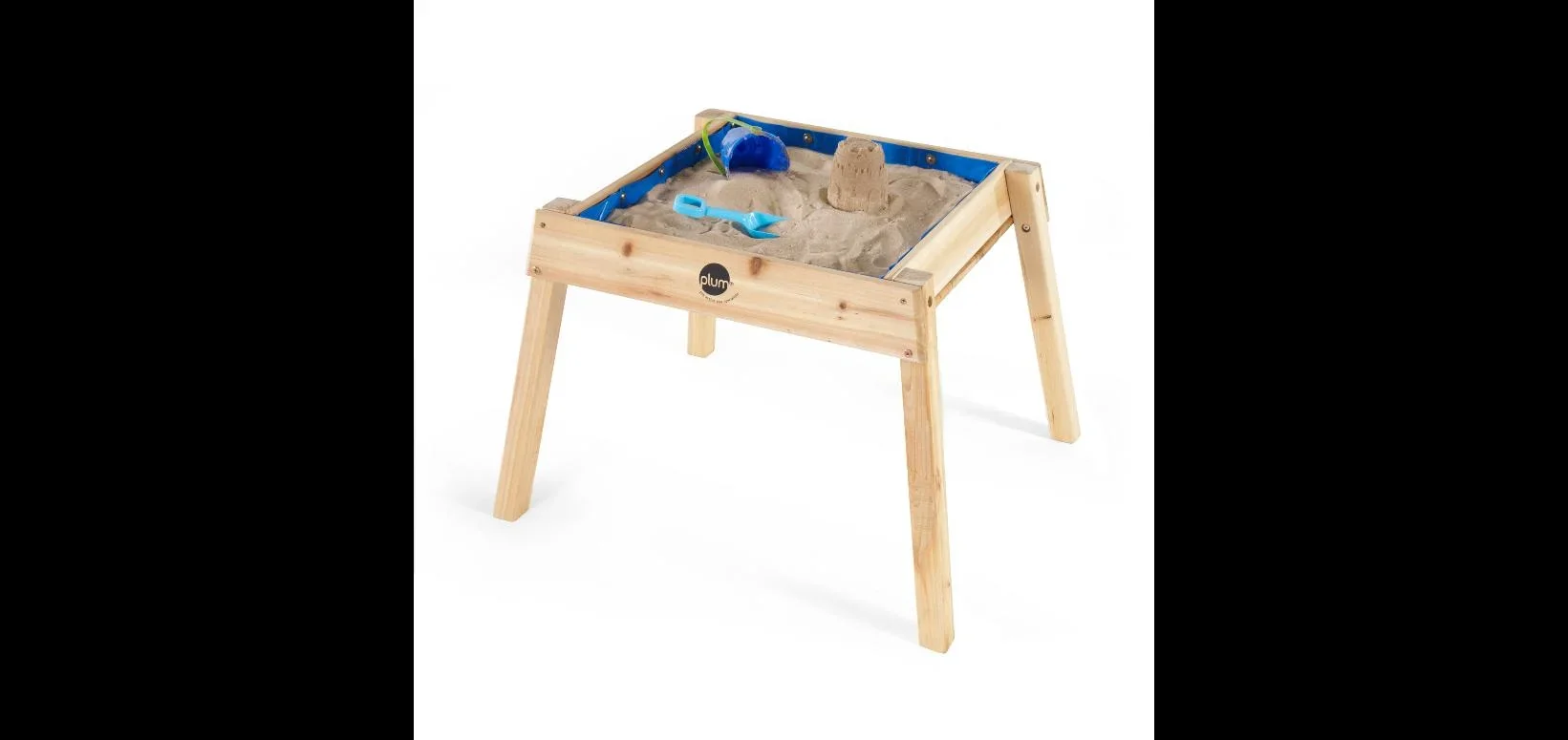 Sand- und Wassertisch Build and Splash, Outdoor-Spieltisch für Kinder aus Holz, natur - 3