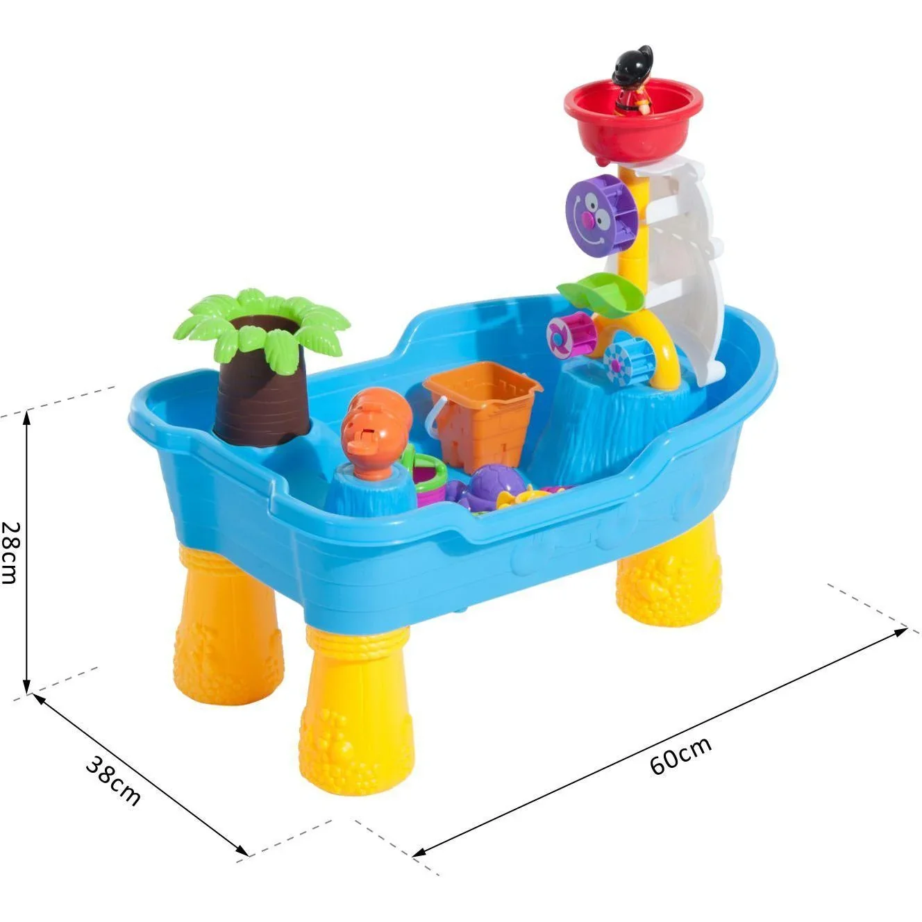 Wasserspieltisch Kinder Spieltisch mit Zubehör - 2