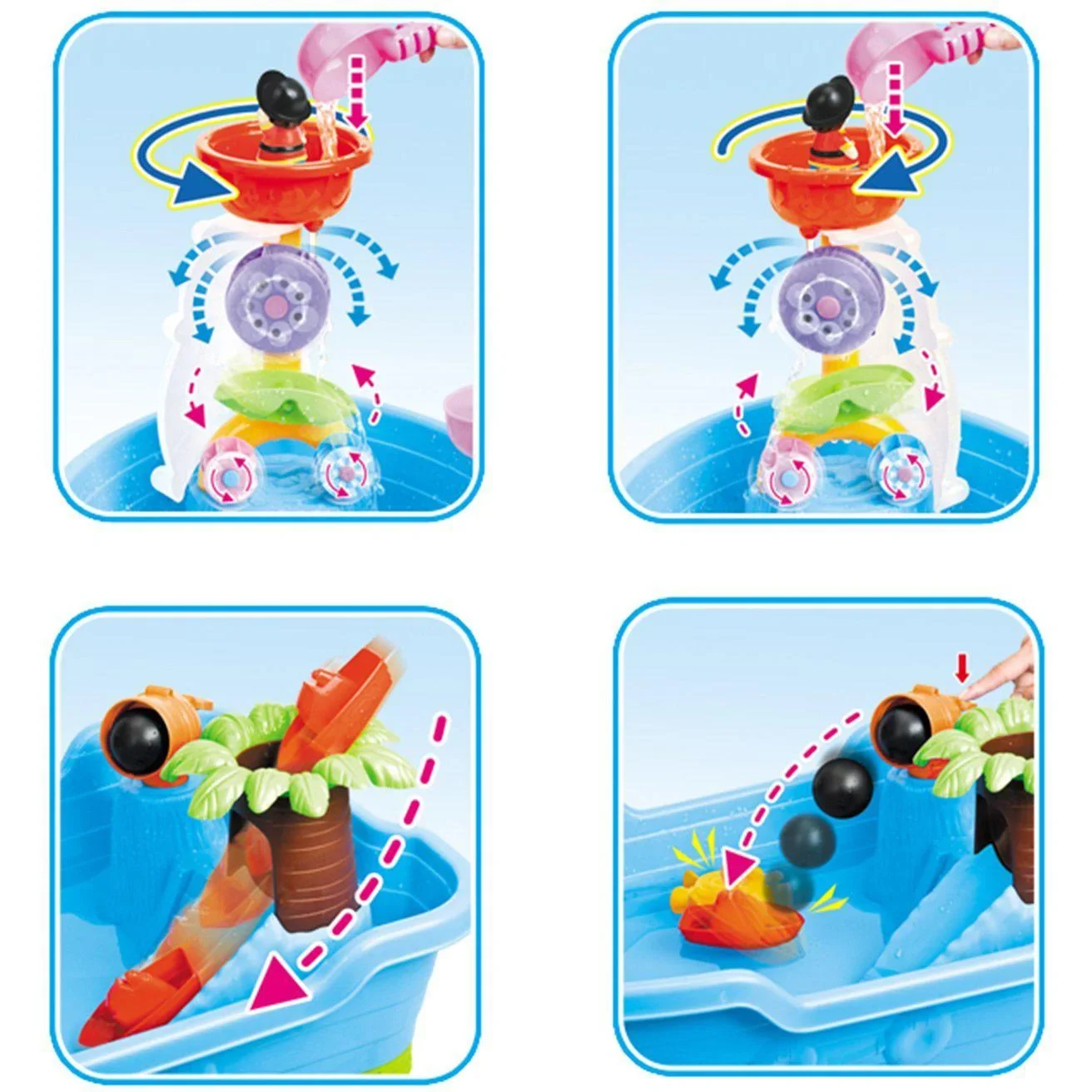 Wasserspieltisch Kinder Spieltisch mit Zubehör - 6