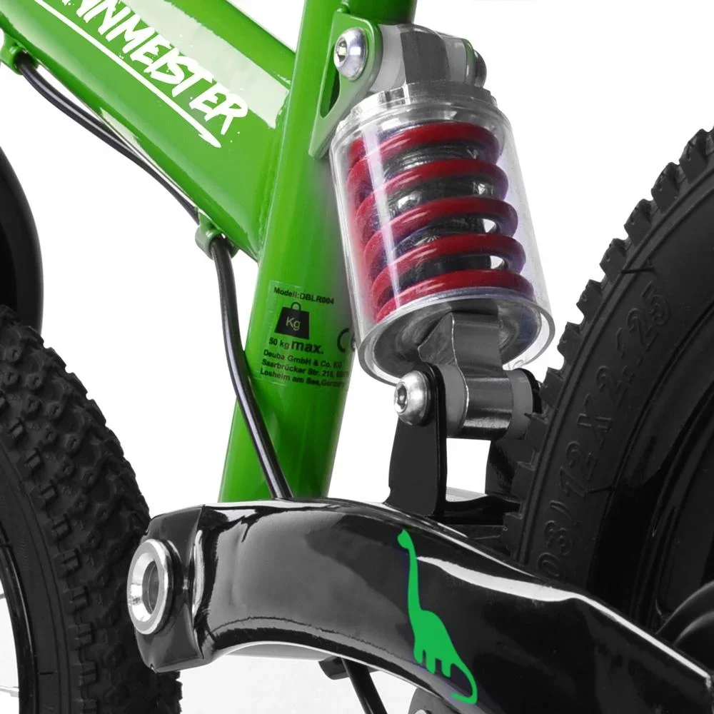 Laufrad mit grüner Federung - 0