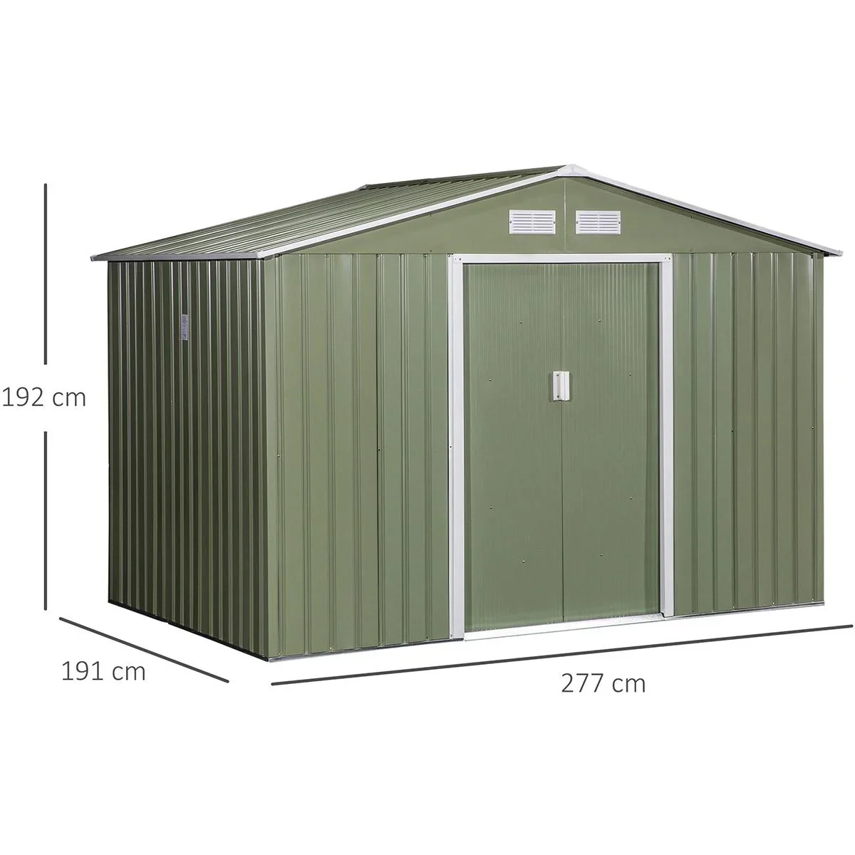 Gartenschuppen grau - 3