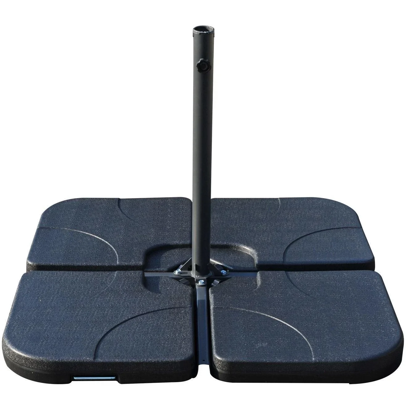 Behälter für Bodenkreuz befüllbar Sonnenschirmständer - 2