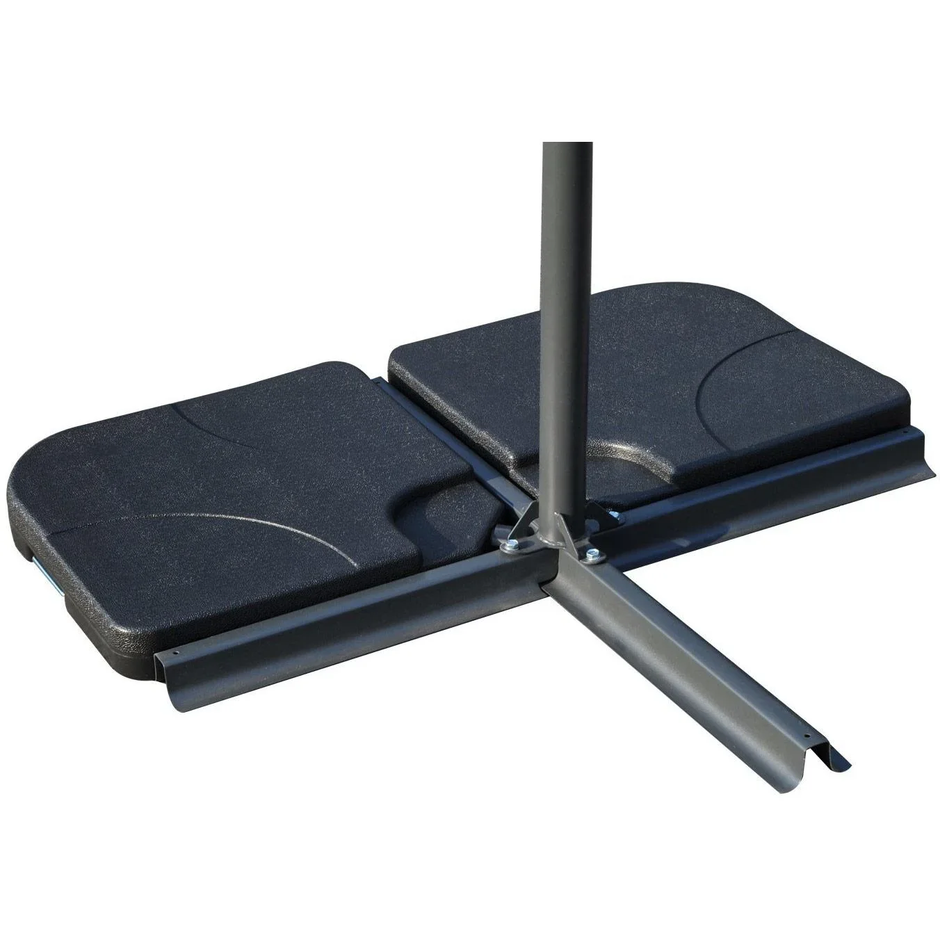 Behälter für Bodenkreuz befüllbar Sonnenschirmständer - 5