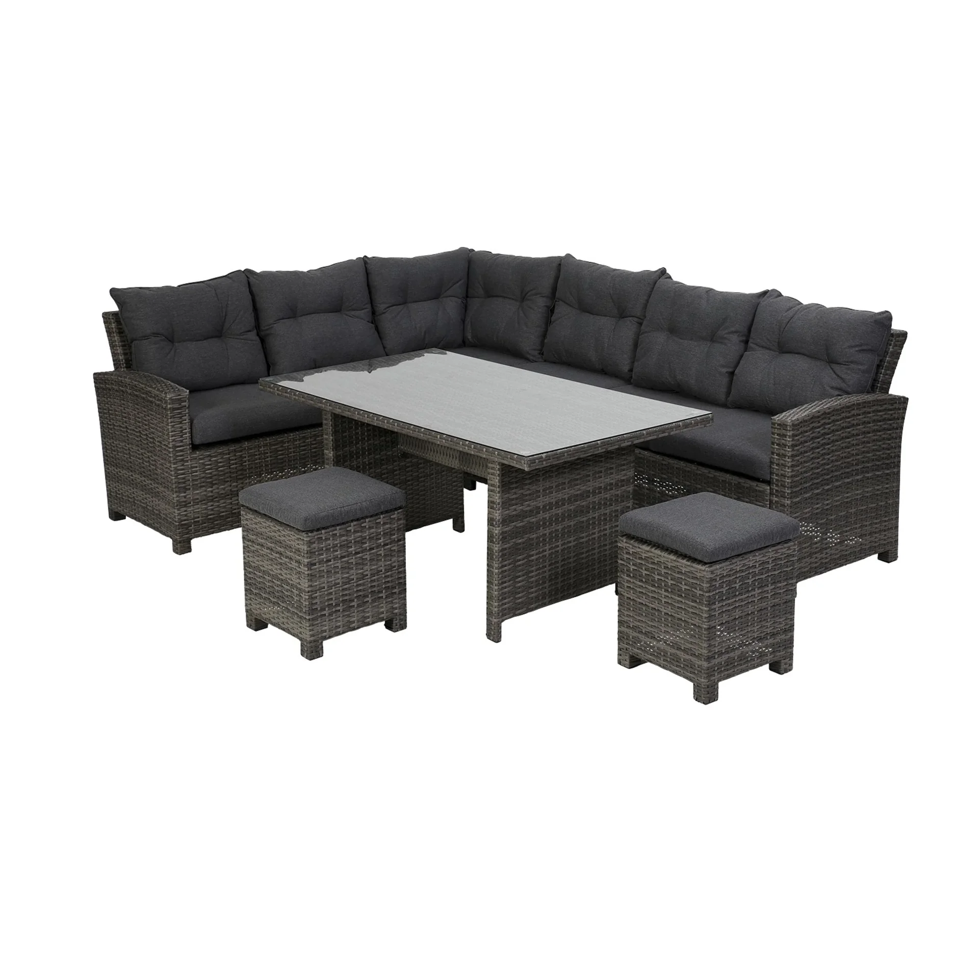 Gartenmöbel-Lounge-Set "Tessin" - 5-teilig   - 8