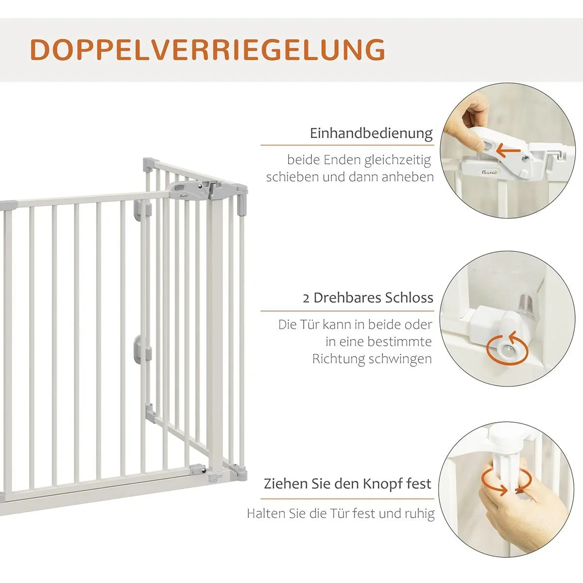 Hunde Absperrgitter Türschutzgitte - 1