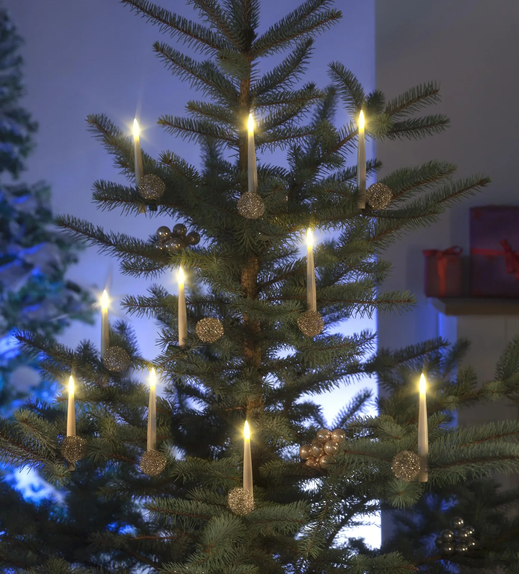 Kabellose Spitzkerzen mit Fernbedienung - 10er Set - 2