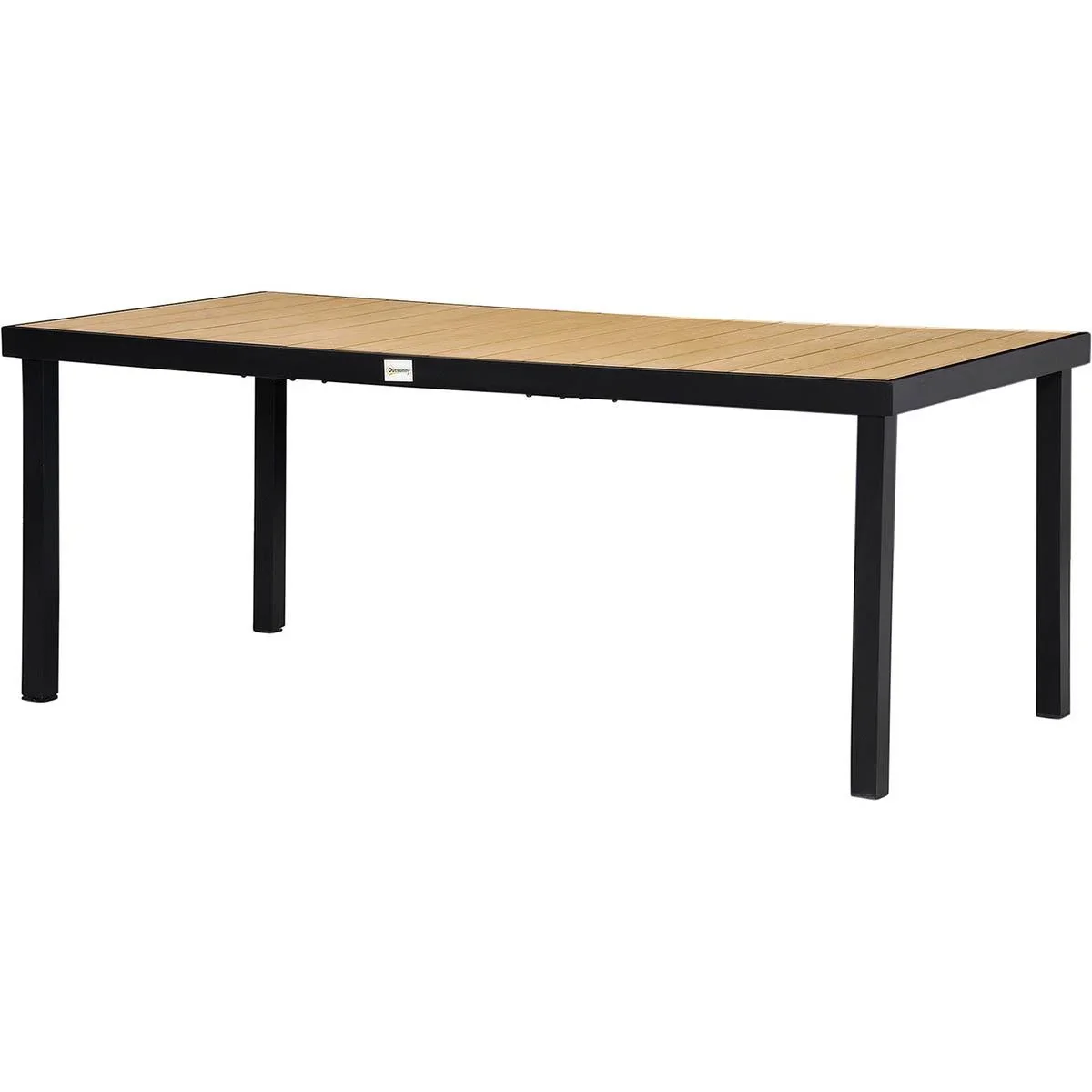 Gartentisch für 8 Personen Aluminium 190cm x 90 cm x 74 cm - 3