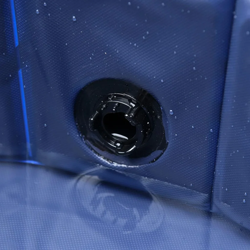 Hundepool mit Wasserablassventil blau - 5