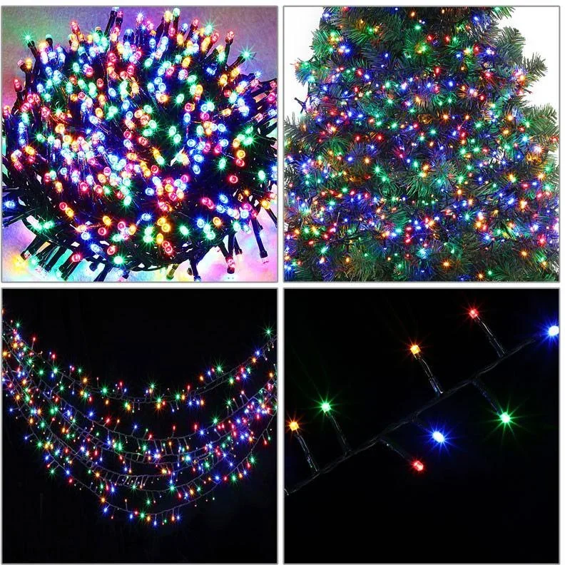 LED-Weihnachtsbeleuchtung 14m mit 700 LEDs für den Innen- und Außenbereich Multicolor inkl. Fernbedienung - 5