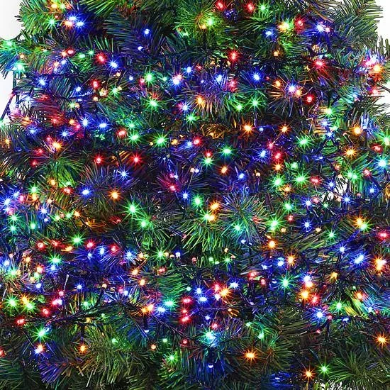 LED-Weihnachtsbeleuchtung 14m mit 700 LEDs für den Innen- und Außenbereich Multicolor inkl. Fernbedienung - 6