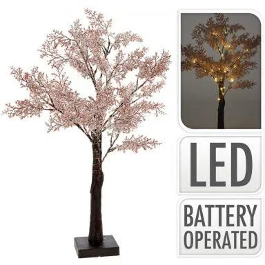 Beleuchteter Weihnachtsbaum - mit 29 LED - Höhe 60 cm - 0