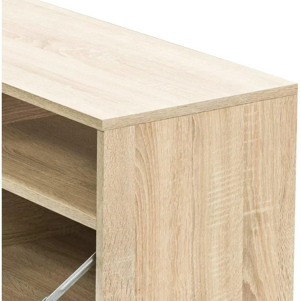 TV-Schrank 95x35x36 cm Spanplatte Eiche Farbe - 1