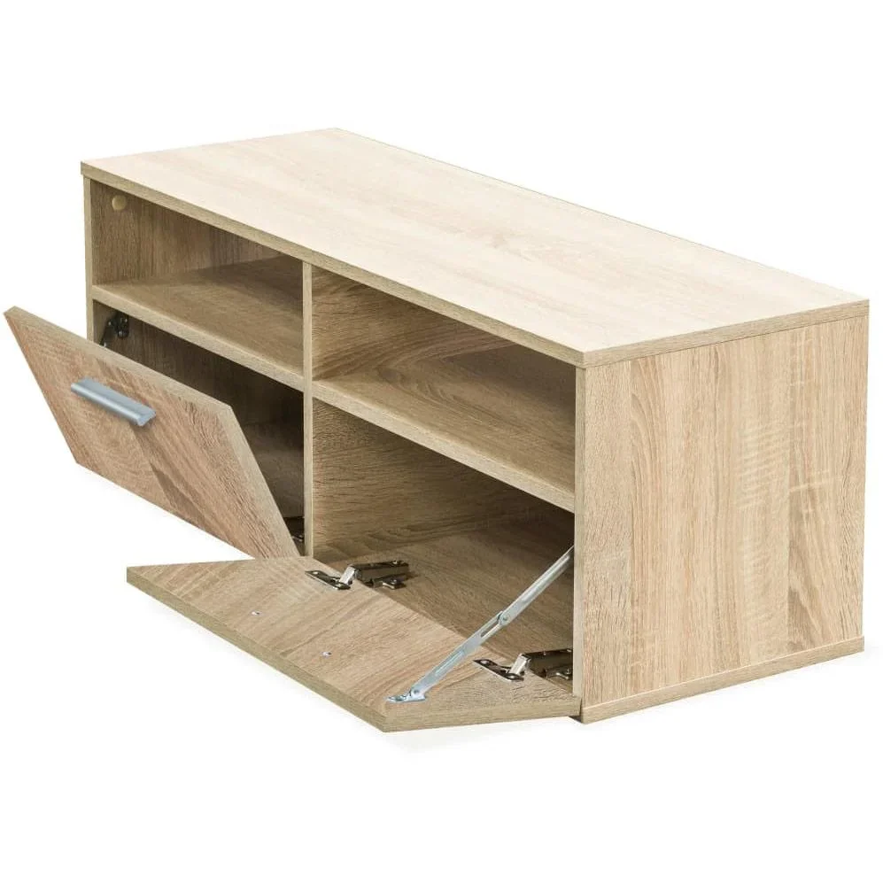 TV-Schrank 95x35x36 cm Spanplatte Eiche Farbe - 3