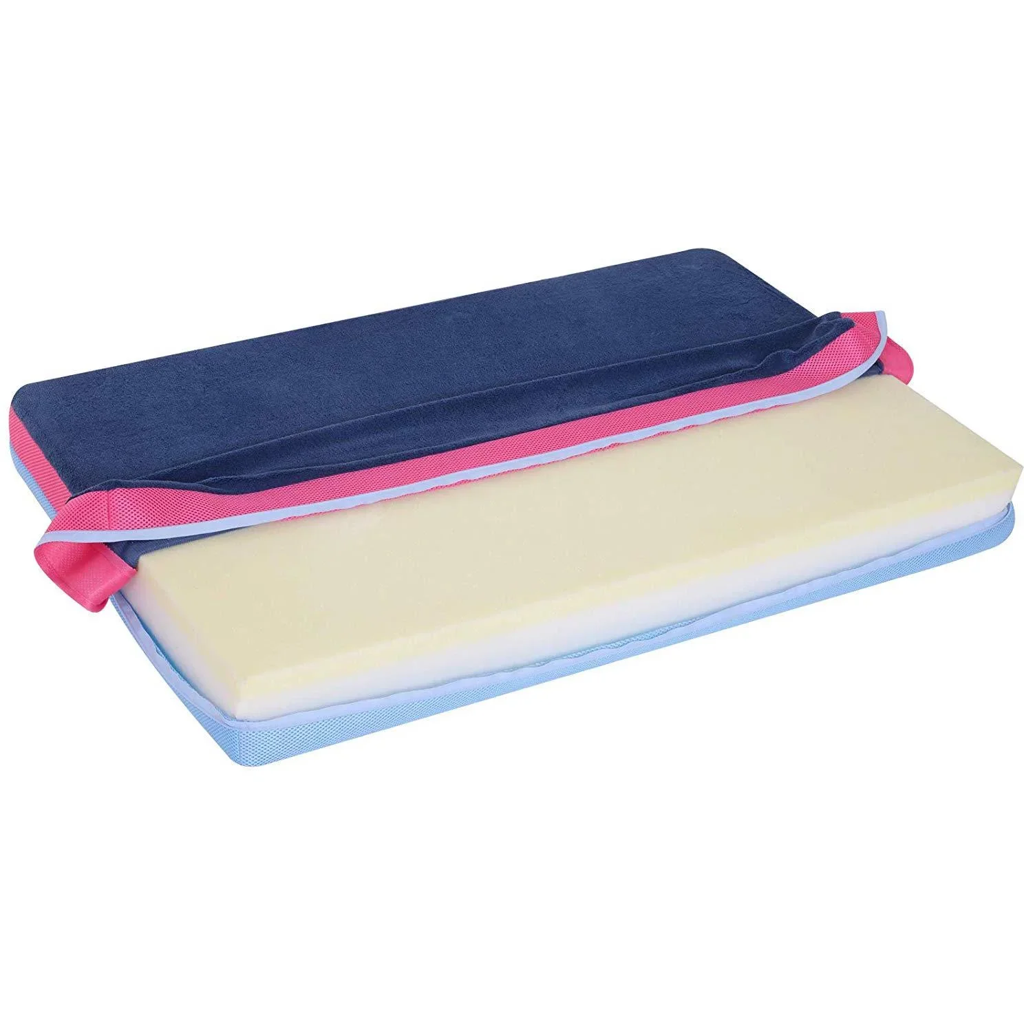 Hundebett Hundekissen Wendekissen Hundedecke für Haustiere Memory Foam Blau 88 x 56 x 10 cm - 4