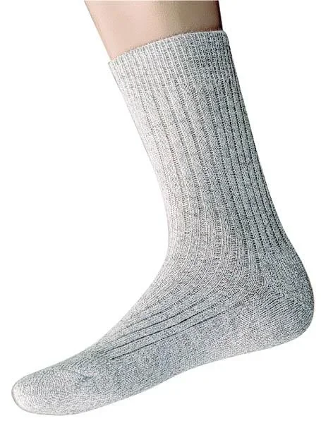 Norweger Socke, 3er Pack, grau, Größe 35/38 - 0