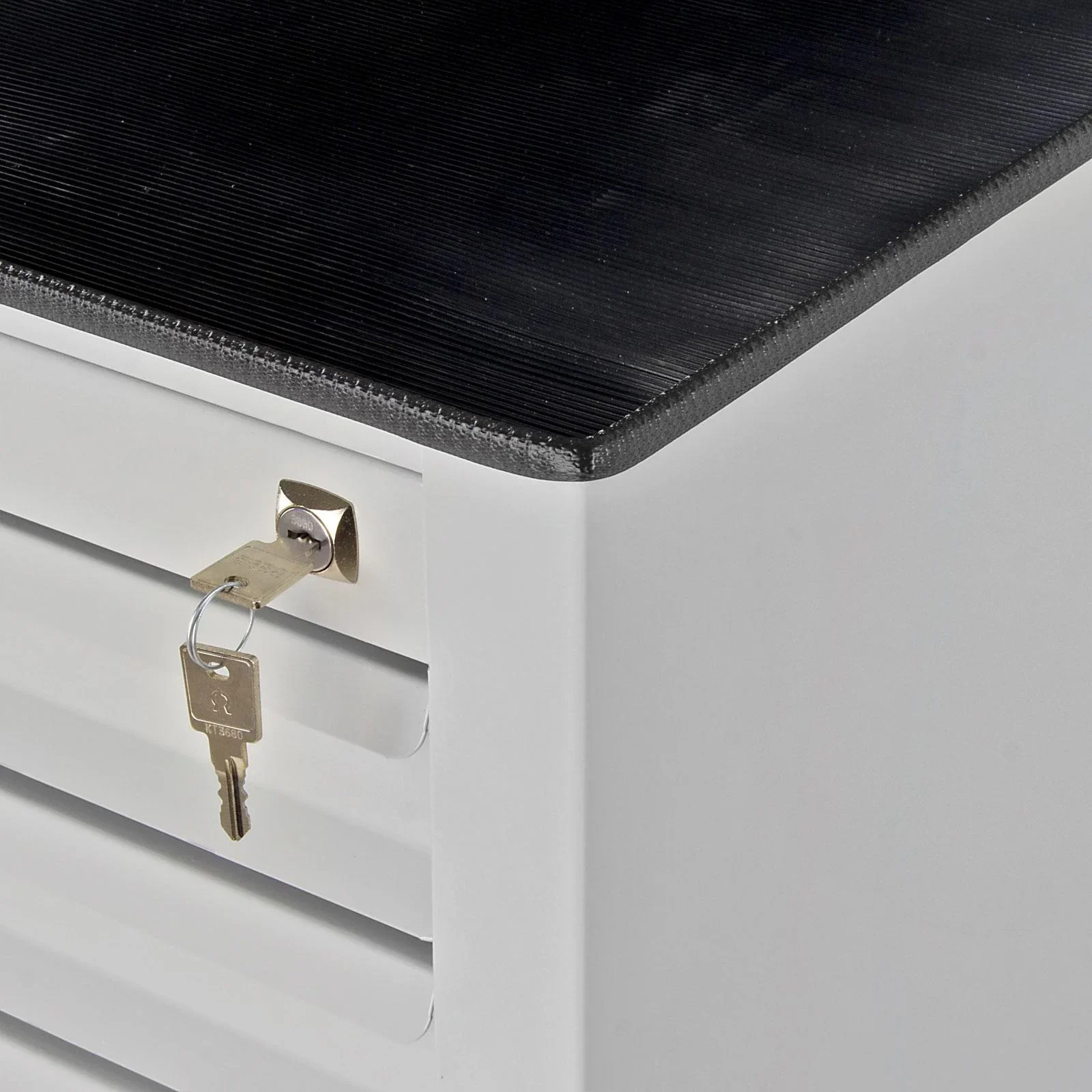 Schubladenschrank / Werkzeugschrank mammut, 8 Schubladen, RAL 7035 - 4