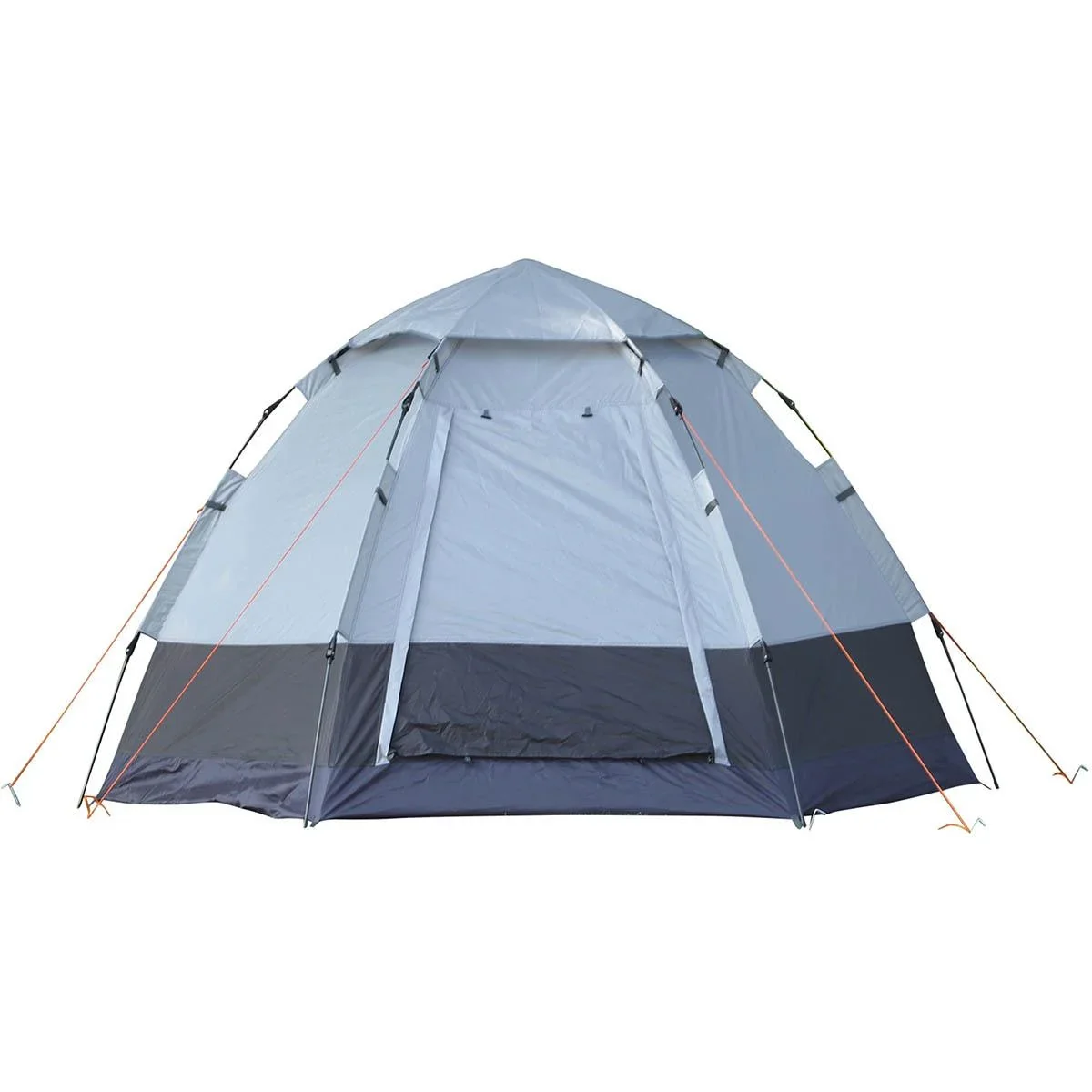 Campingzelt 3-4 Personen - Grau/Schwarz - 260 x 260 x 150 cm - 1