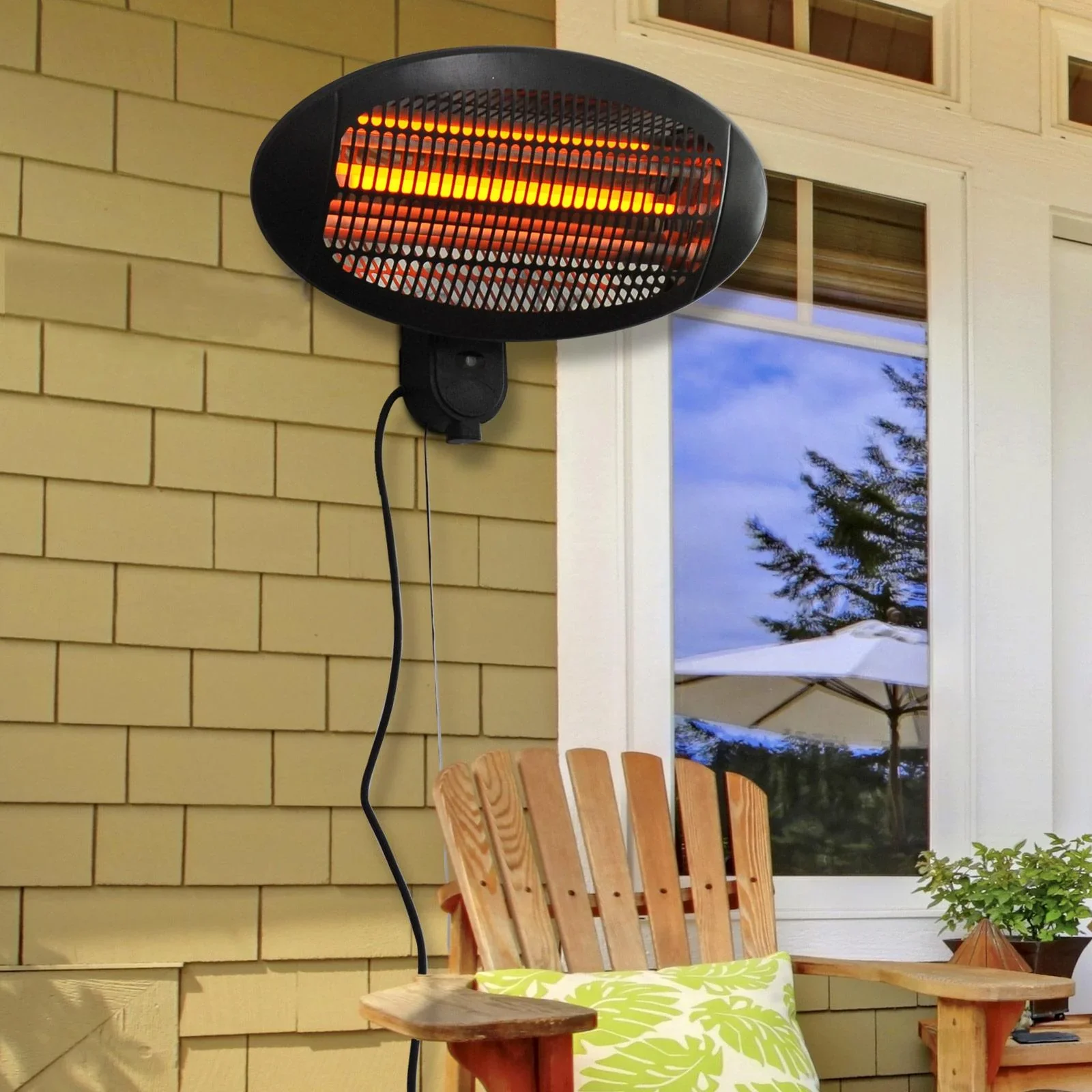 Heizstrahler Terrassenheizer Quartz elektrisch 650W/1300W/2000W - 8