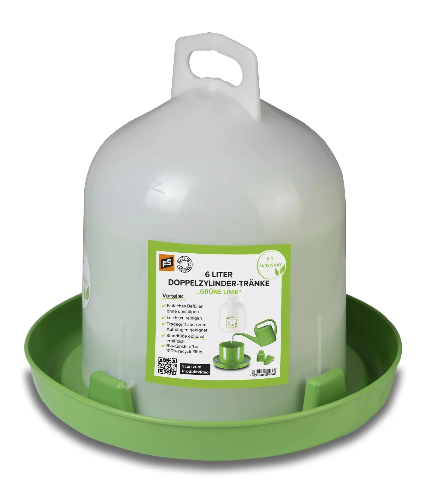 Doppelzylindertränke Bio-Line 6 l - 1