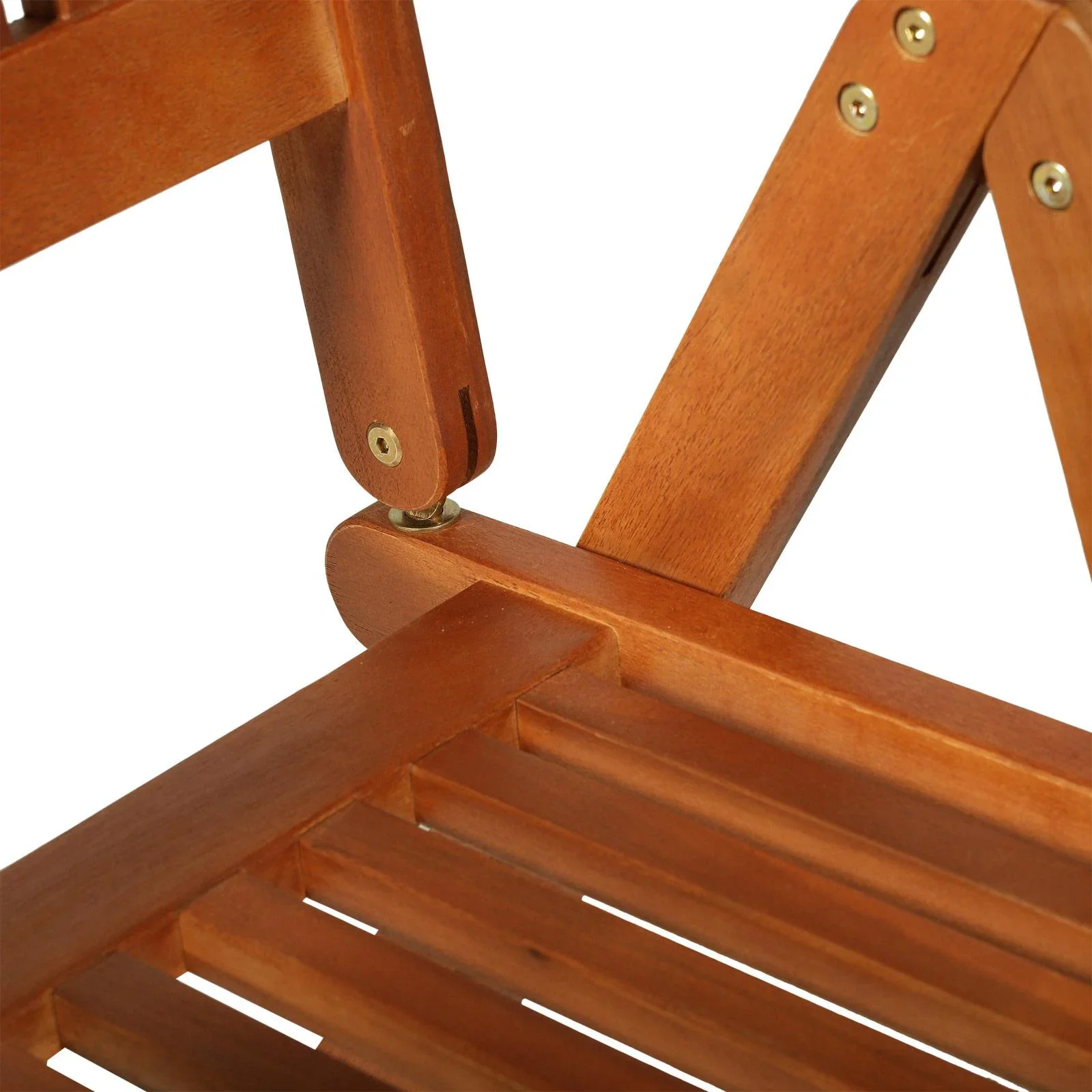 Klappstuhl Gartensessel Gartenmöbel 5-Fach verstellbar Akazienholz geölt 64 x 55 x 110 cm - 0