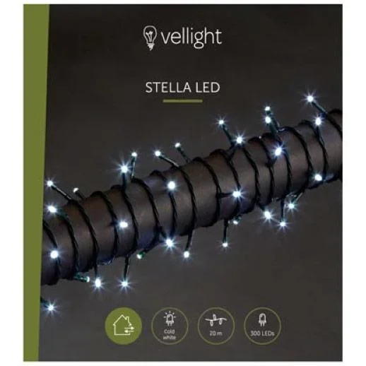 Vellight Weihnachtsbeleuchtung - 20m - 300 LEDs - Weiß - Innen & Außen - 0