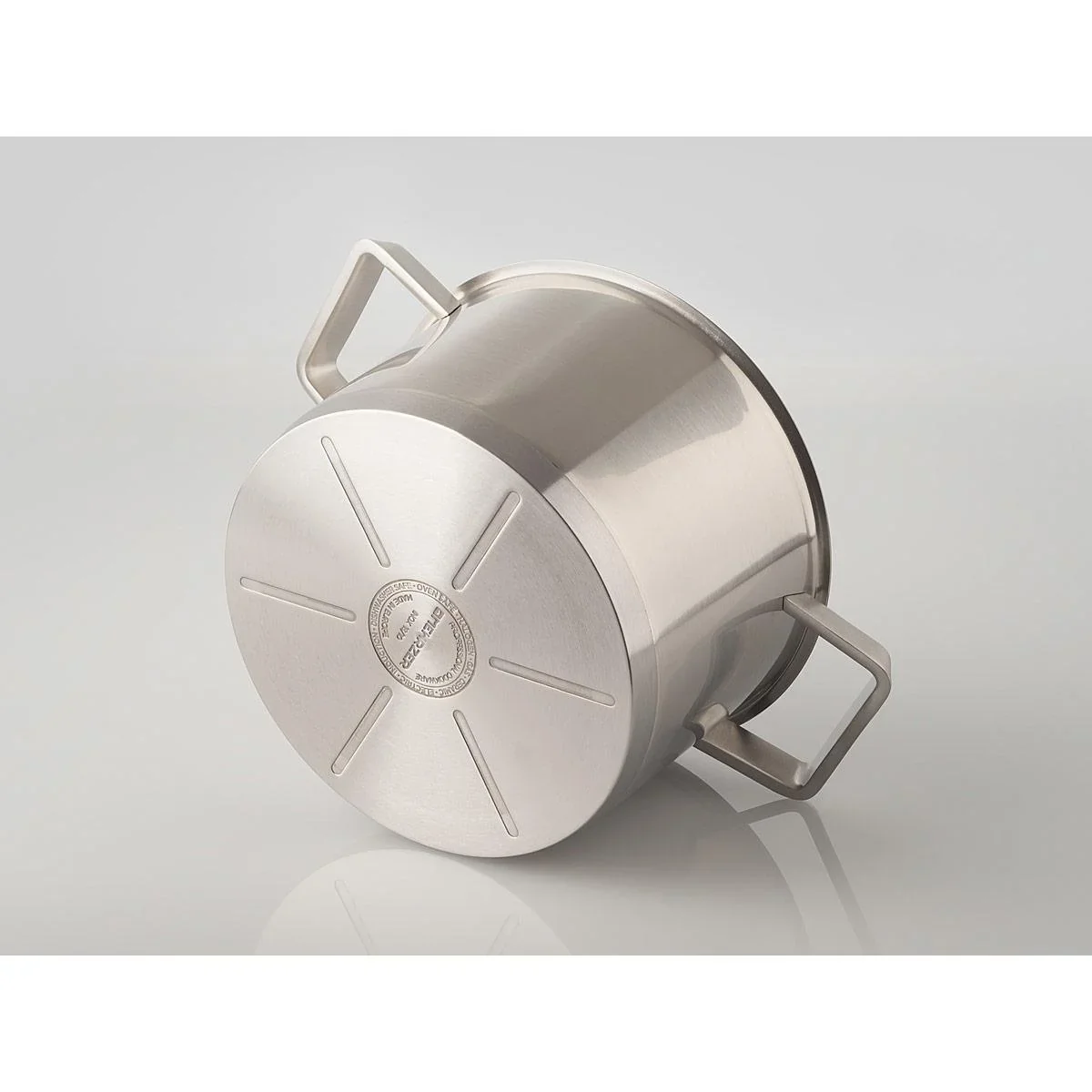 Mehrzer Premium - Hoher Kochtopf mit Deckel - 20 cm - Edelstahl - 3