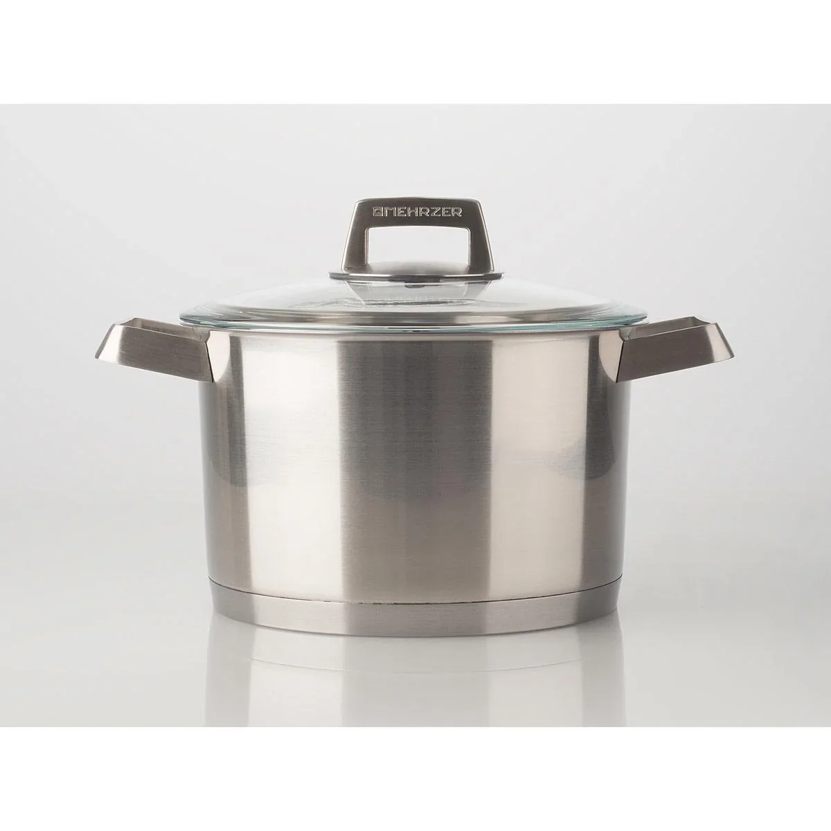 Mehrzer Premium - Hoher Kochtopf mit Deckel - 20 cm - Edelstahl - 6