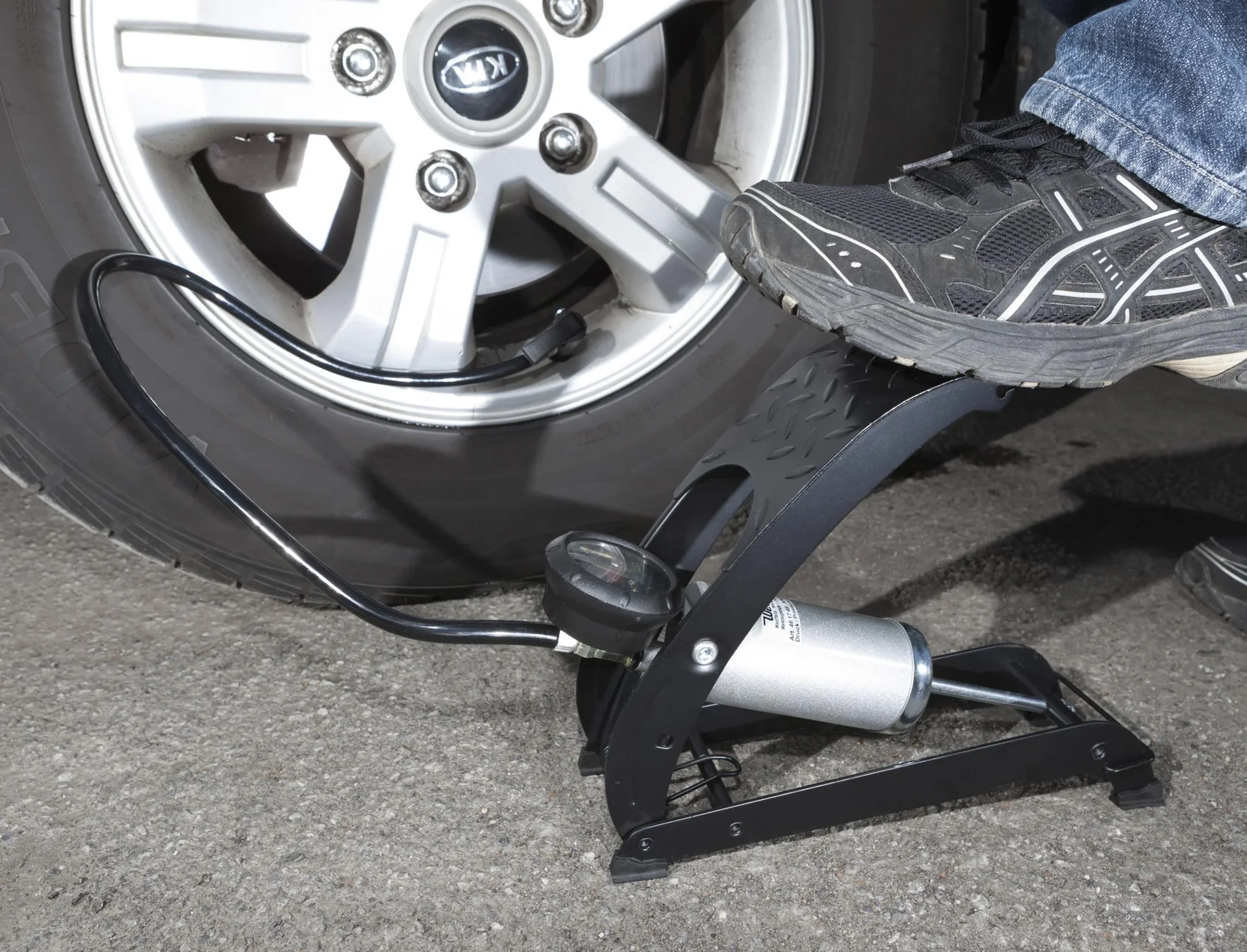 Fußluftpumpe, 1 Zylinder - 0