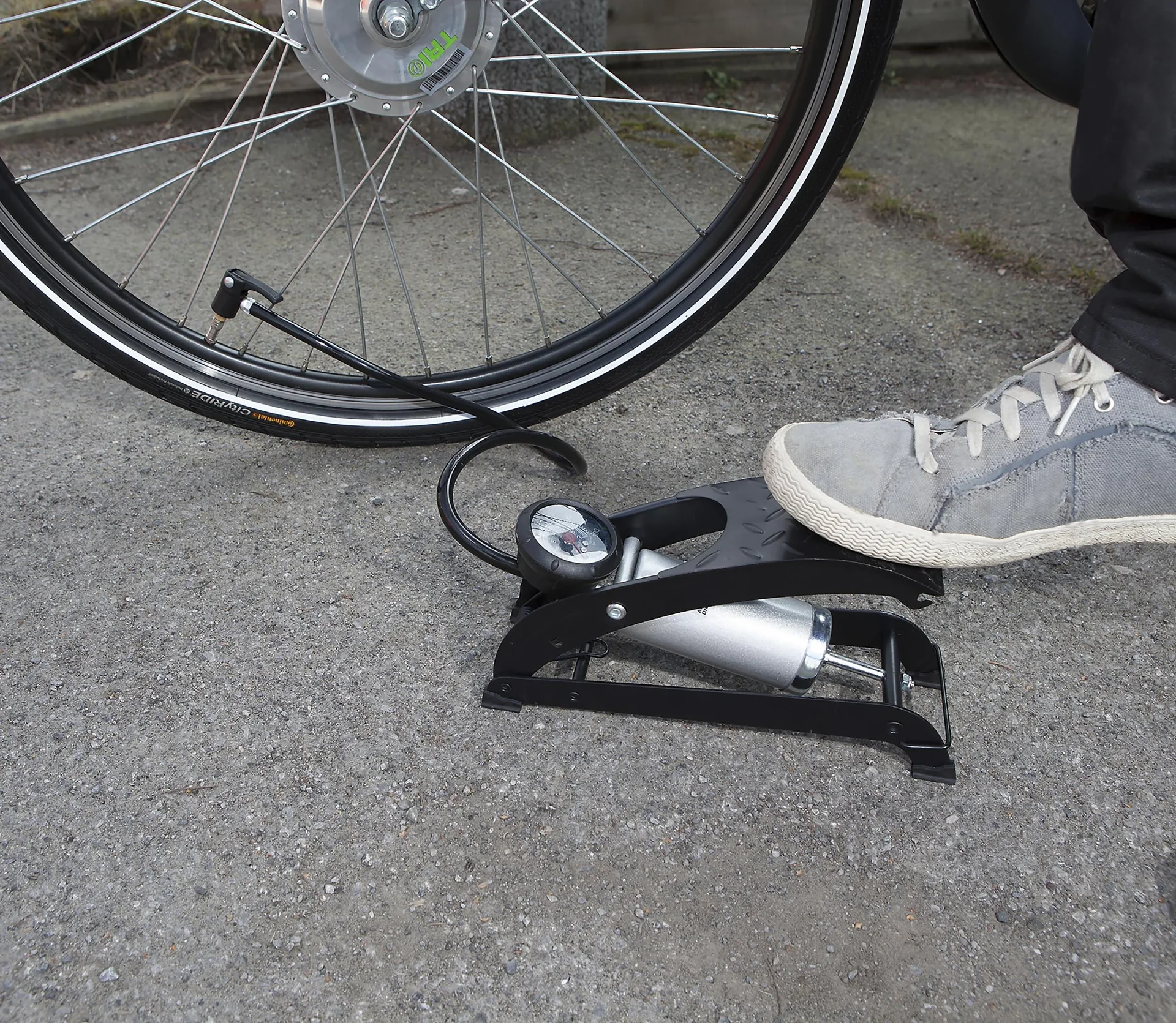 Fußluftpumpe, 1 Zylinder - 1