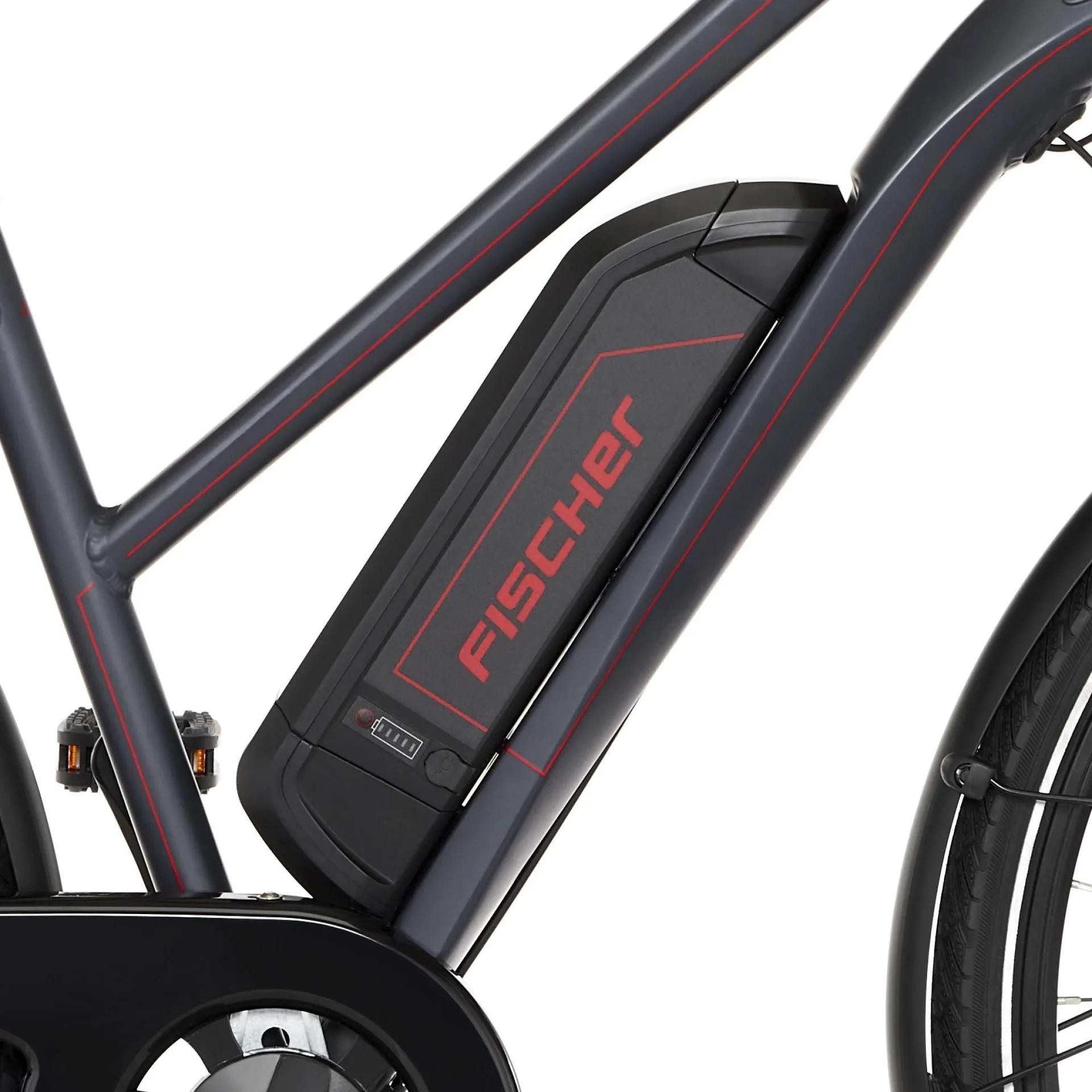 Damen E-Bike Trekking, 28 Zoll Rahmengröße 44 cm, 8-Gang Kettenschaltung, anthrazit matt, VIATOR 1.0 - 10
