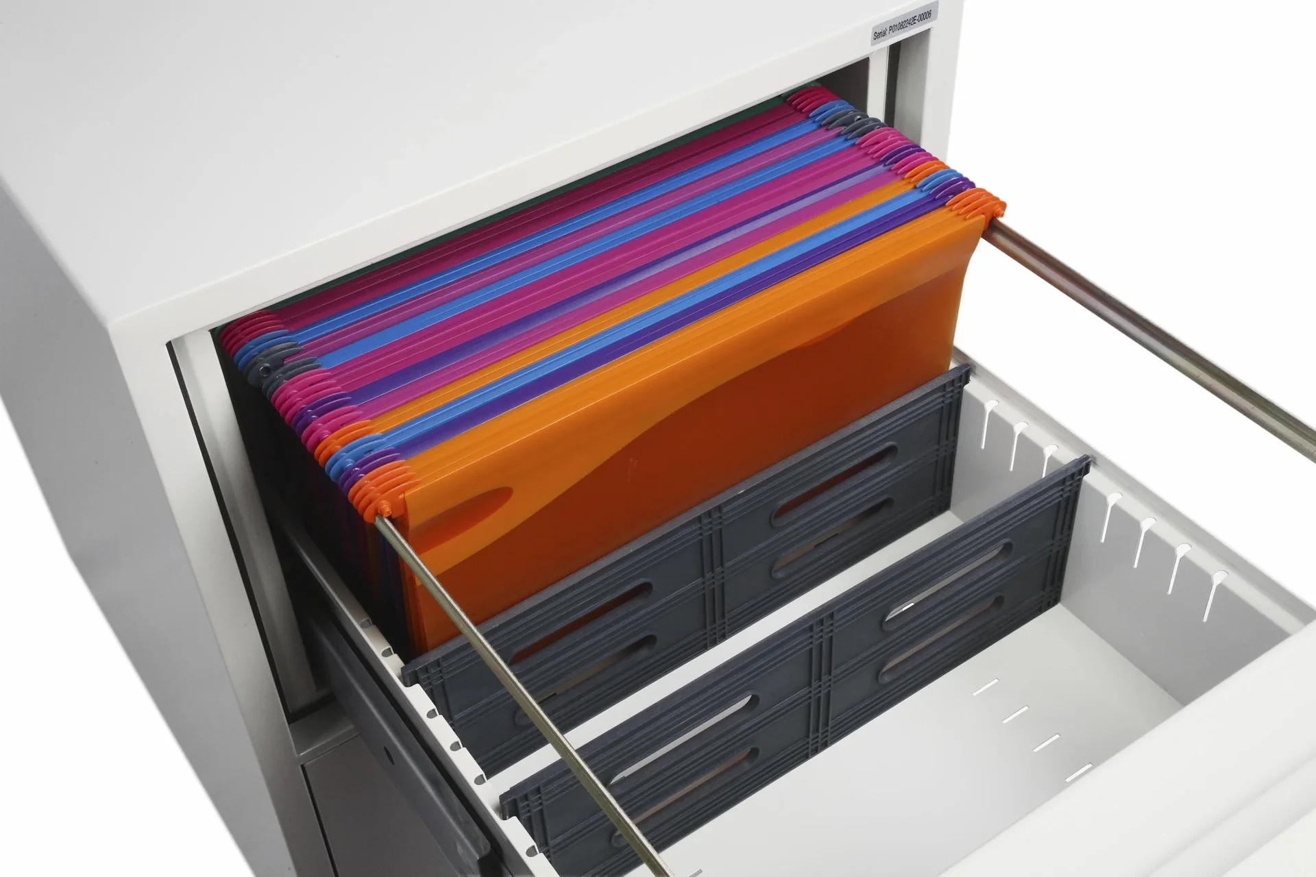 Aktenschrank World Class Vertical Fire File mit 4 Schubladen und Schlüsselschloss - 3
