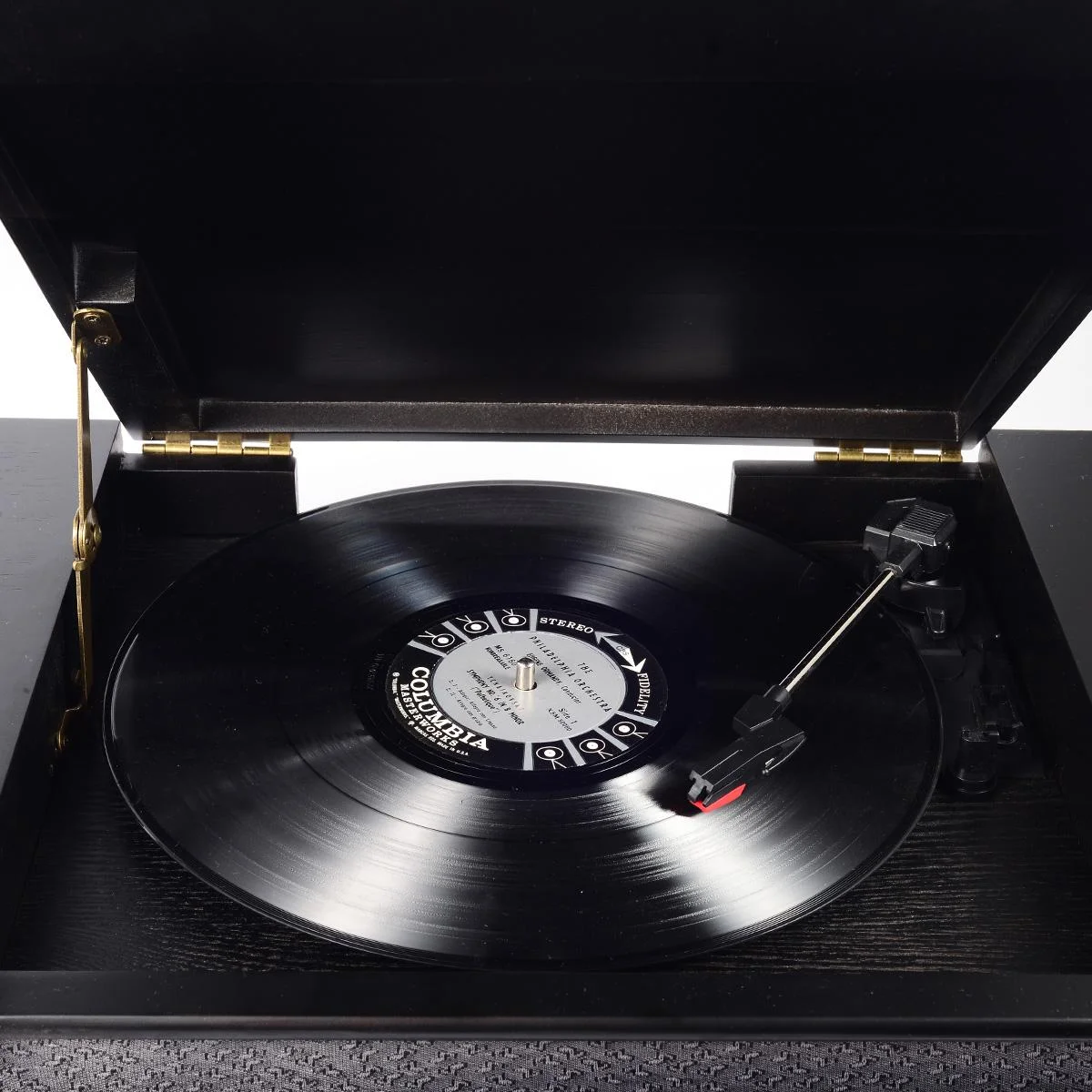 Retro HiFi-System mit DAB in schwarz - 1