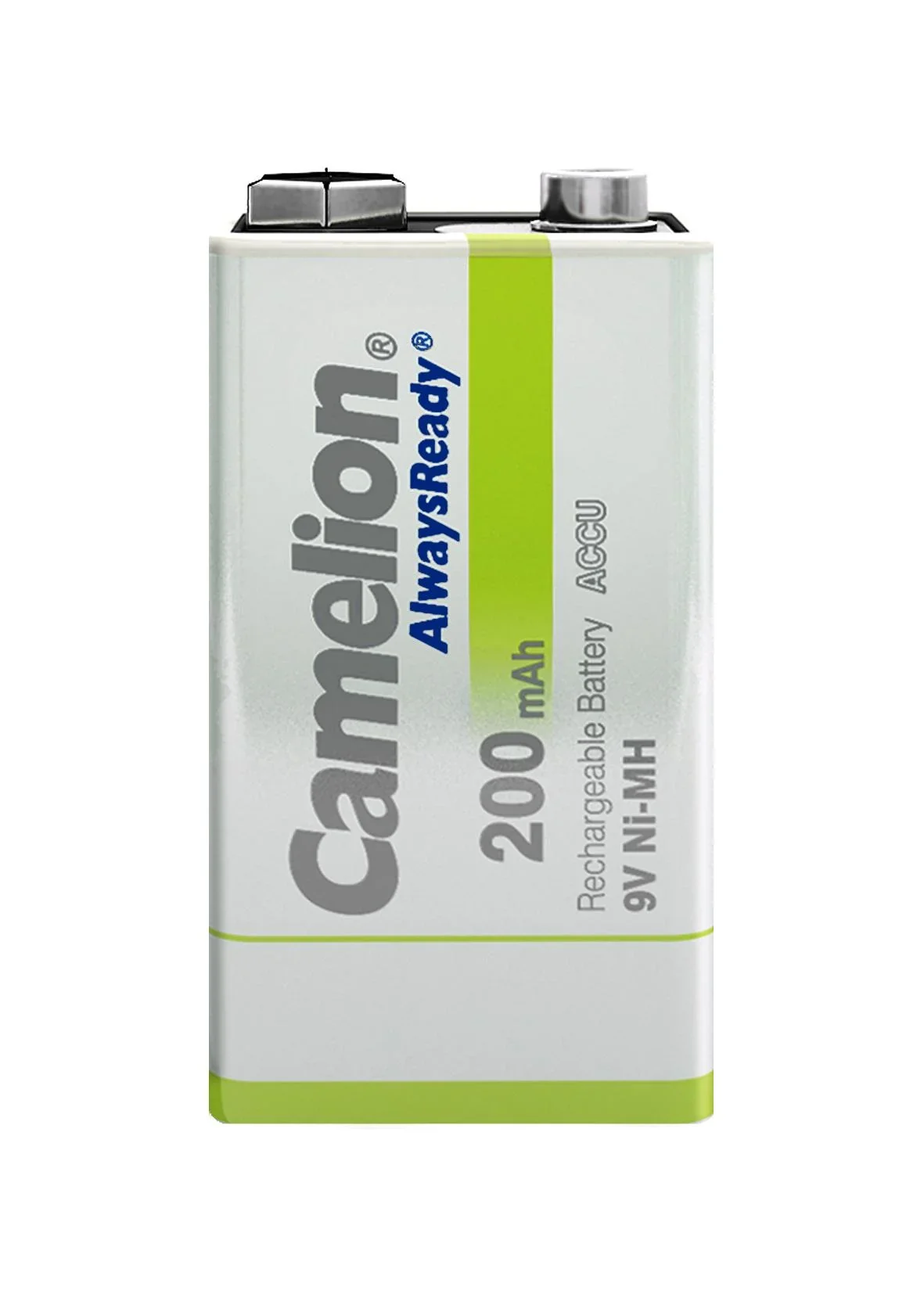 NiMH 9V Block V-Akku mit 200 mAh - 1 Stück - 0