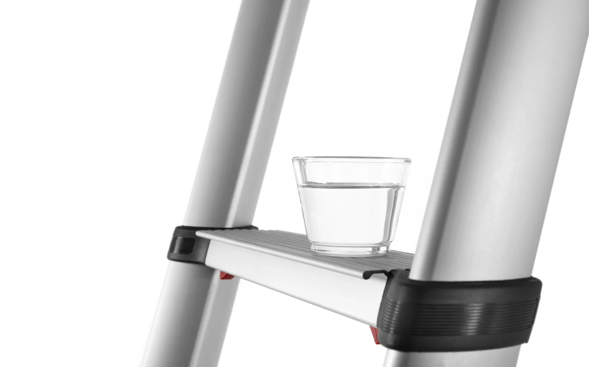 Teleskop-Anlegeleiter, PrimeLine, 4,1 Meter, mit Stabilisator - 6