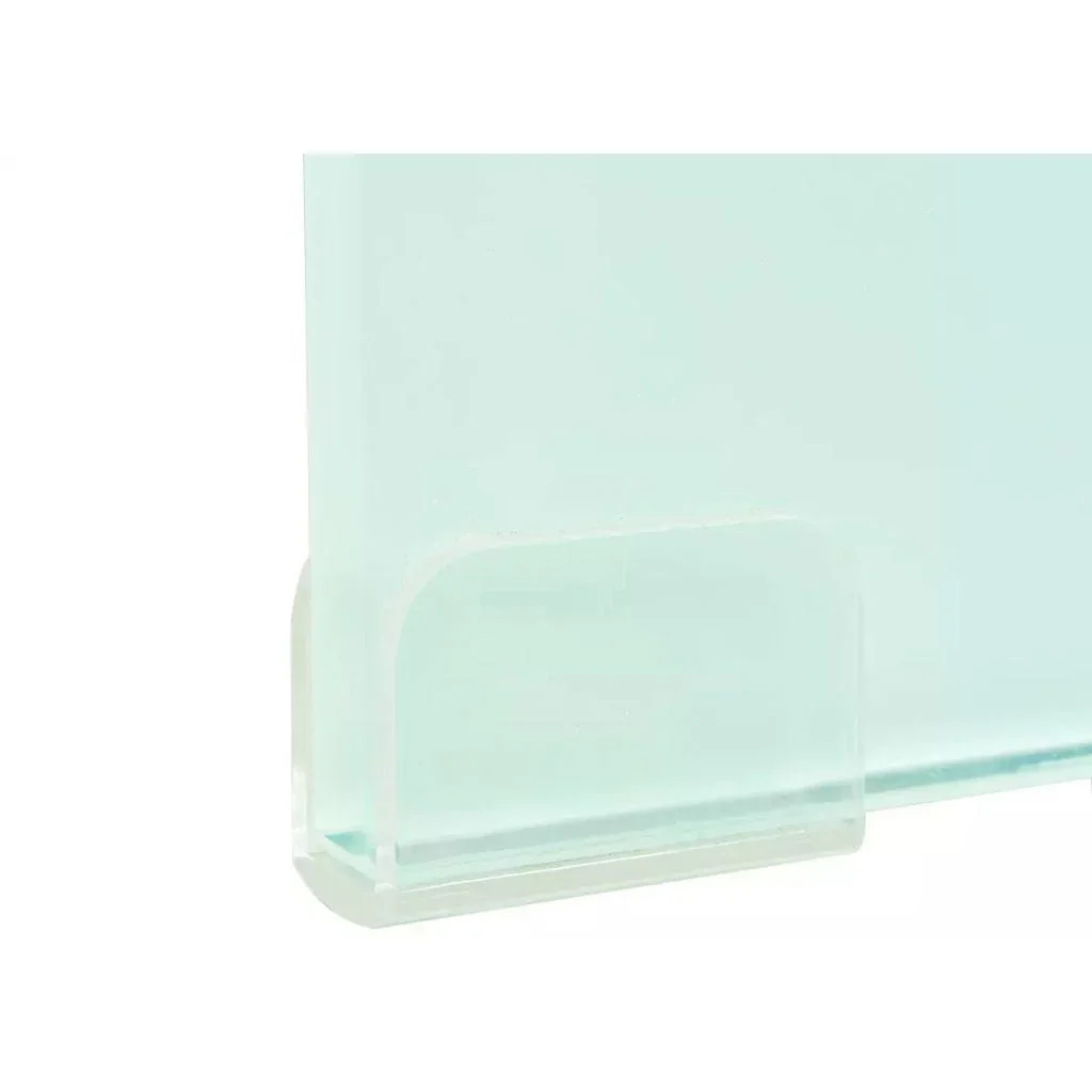 TV-Schrank/Monitorständer weiß 110x30x13 cm Glas - 4